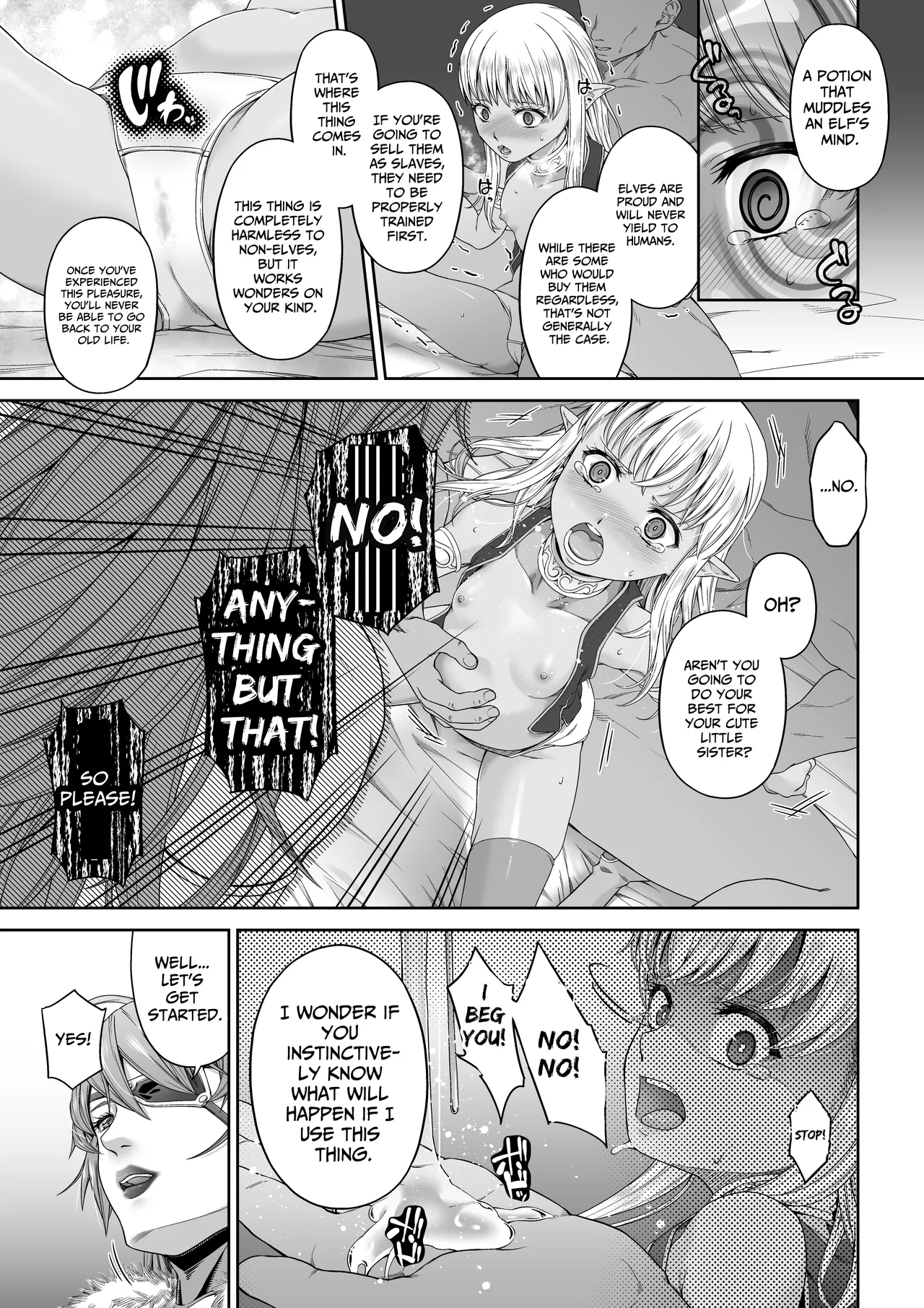 Kakedashi Boukensha no Matsuro 4  Boukensha ni Akogareta Elf Shimai 1 page 8 full