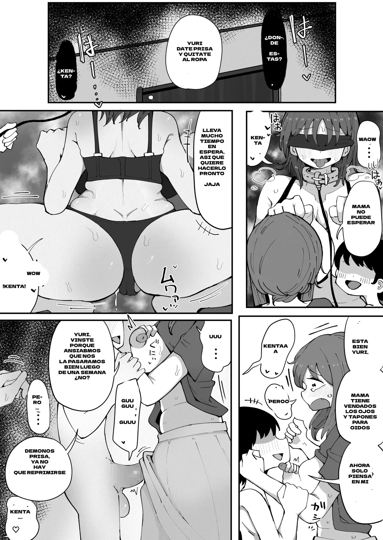 Kinshin to Rinjin3 Mama ni Naisho de Otonari no Komochi Mama to Dosukebe Ecchi Shitemasu | Estoy en una Relacion con mi Vecina sin que mi Mamá se Entere 3 page 3 full