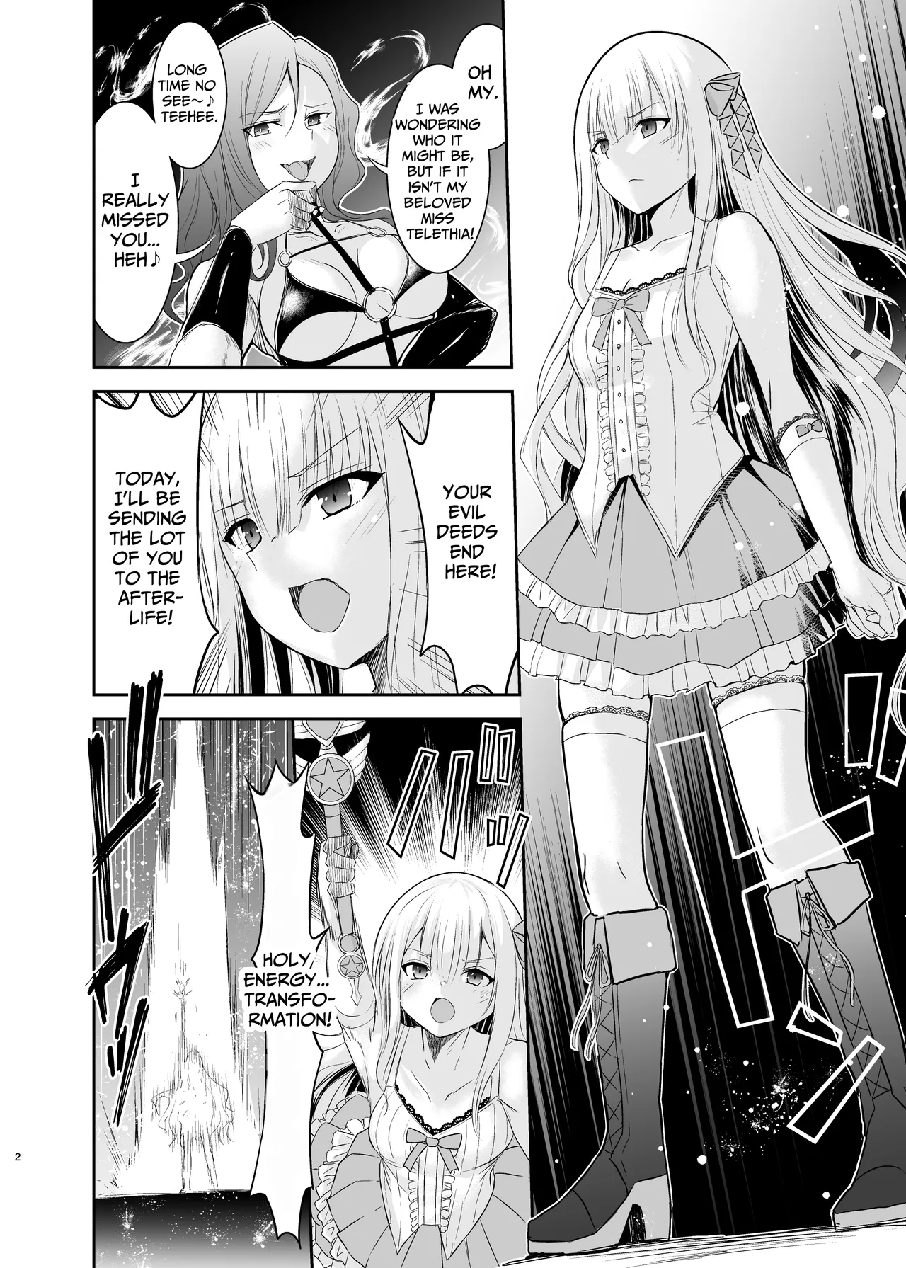 Magical Girl Lily Telethia's Ordeal ~Caught, Disciplined &amp; Brainwashed by the Villainess~ page 6 full