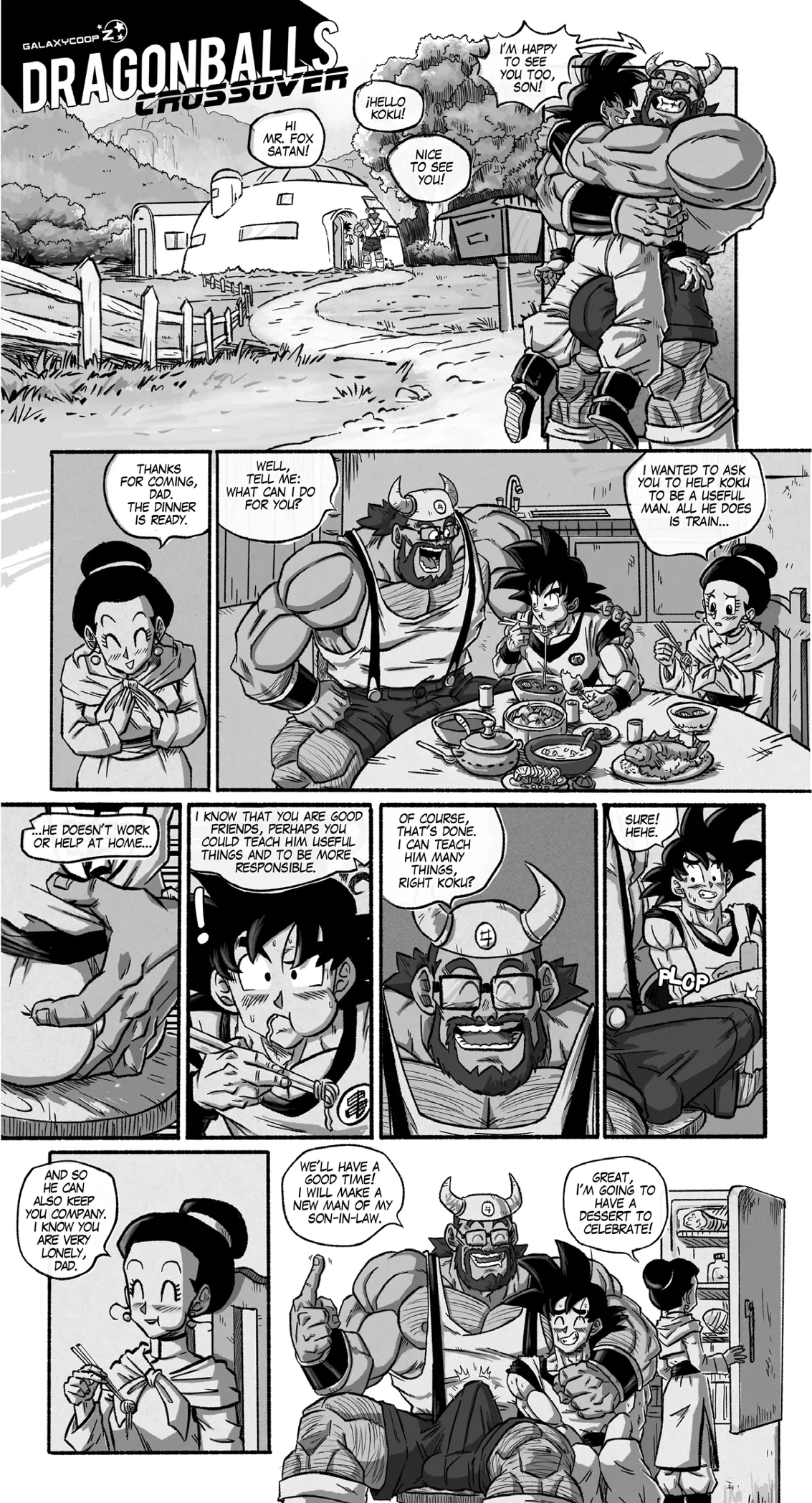 Dragonballs Crossover page 4 full