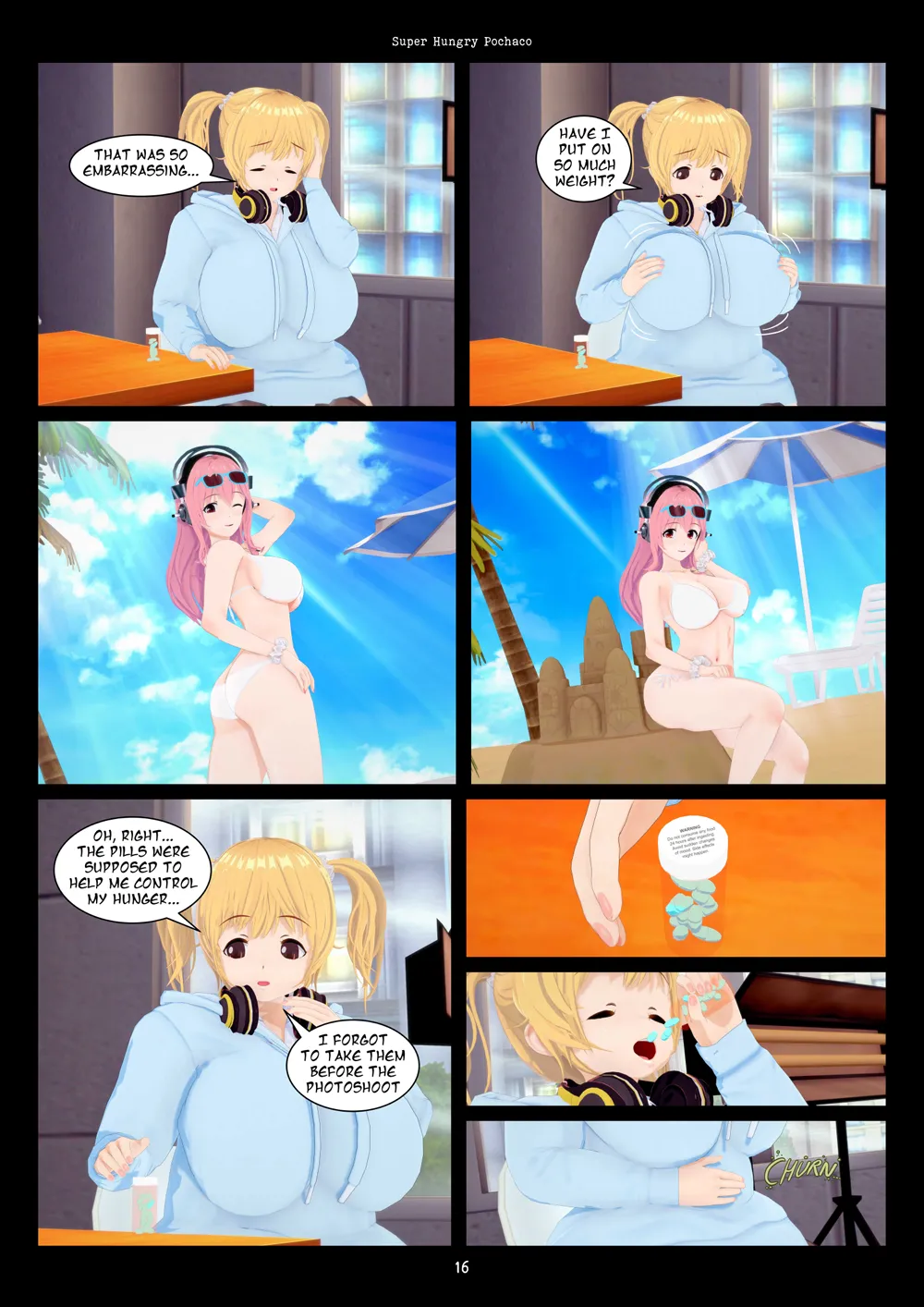 Super Hungry Pochaco page 10 full