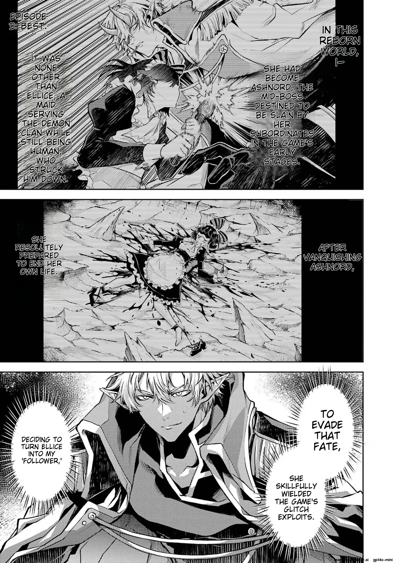 Tensei Shitara Joban de Shinu Naka Boss Datta - Heroine Kenzokuka de Ikinokoru ch.3 page 1 full