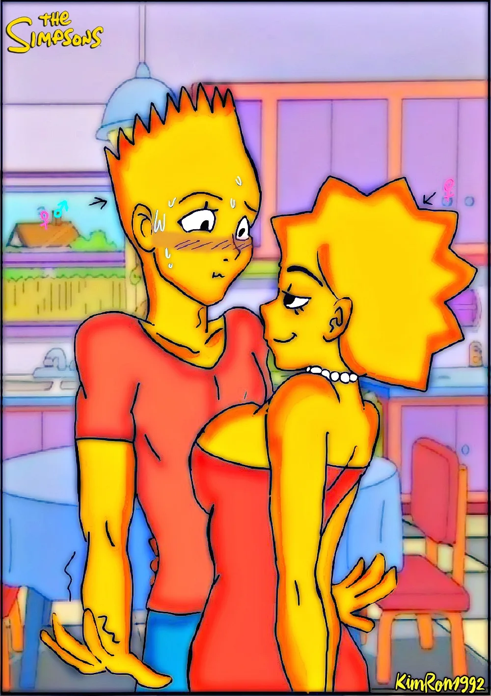 Bart and Lisa Simpsons KimRon1992 page 4 full