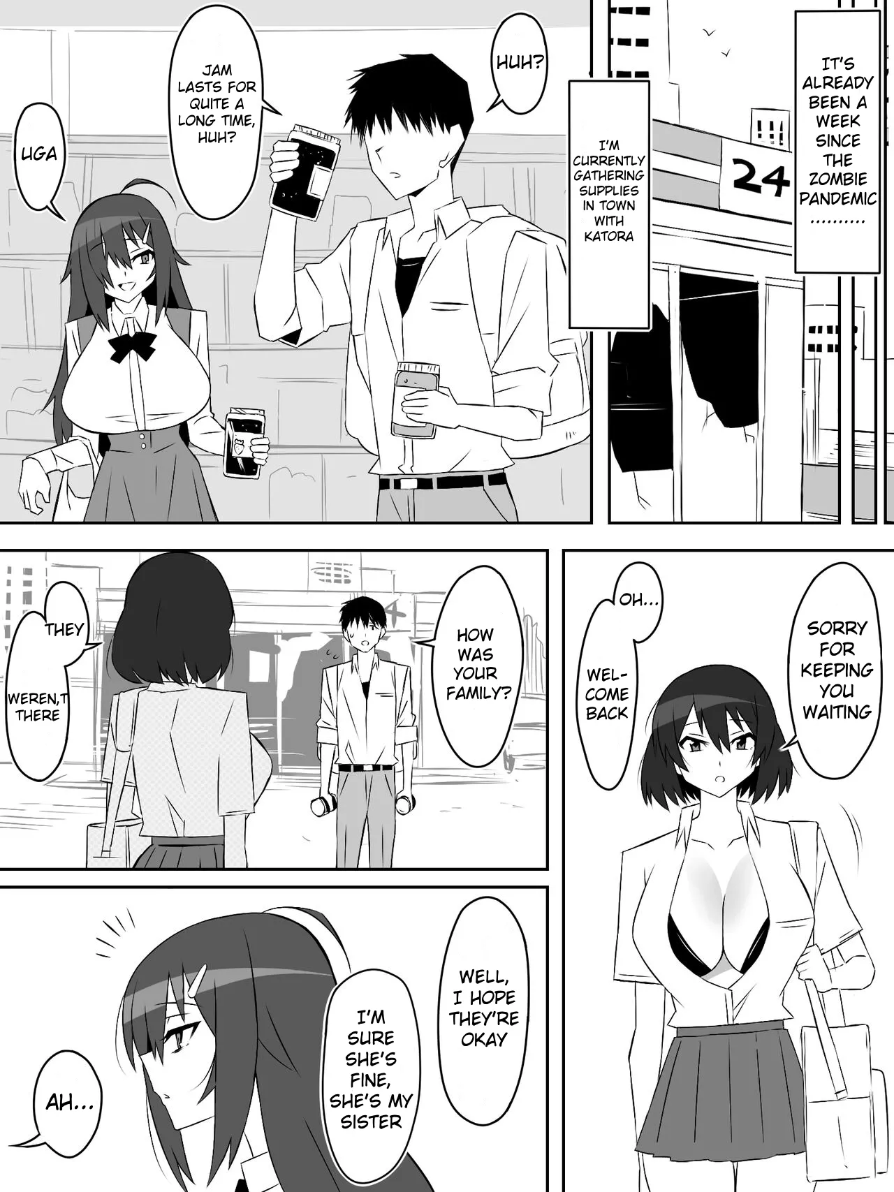 Zombie Harem Life ~Koutai Mochi no Ore to Bakunyuu Zombie~ 6 page 9 full