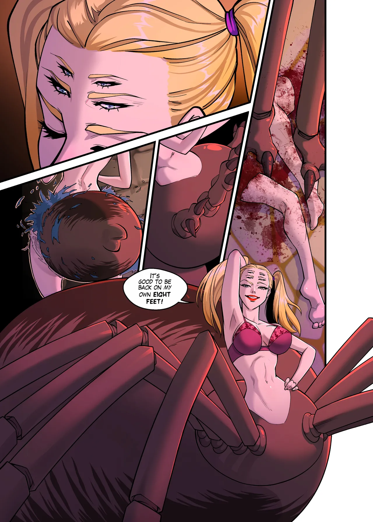 Evil Spinnerette x Bloodcrow 2 page 4 full