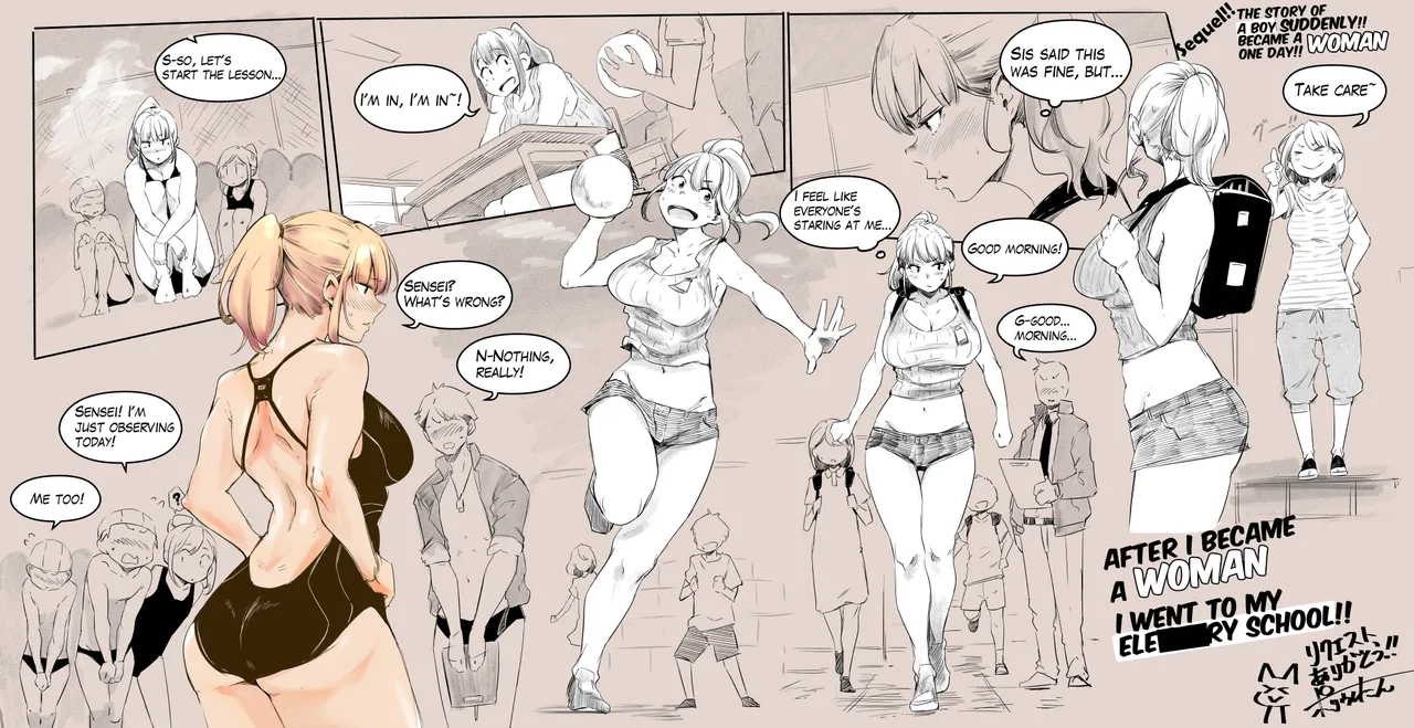 Shounen ga Aru Hi Totsuzen Nyotaika Suru Hanashi | The Story of a Boy Suddenly Became a Woman One Day page 3 full