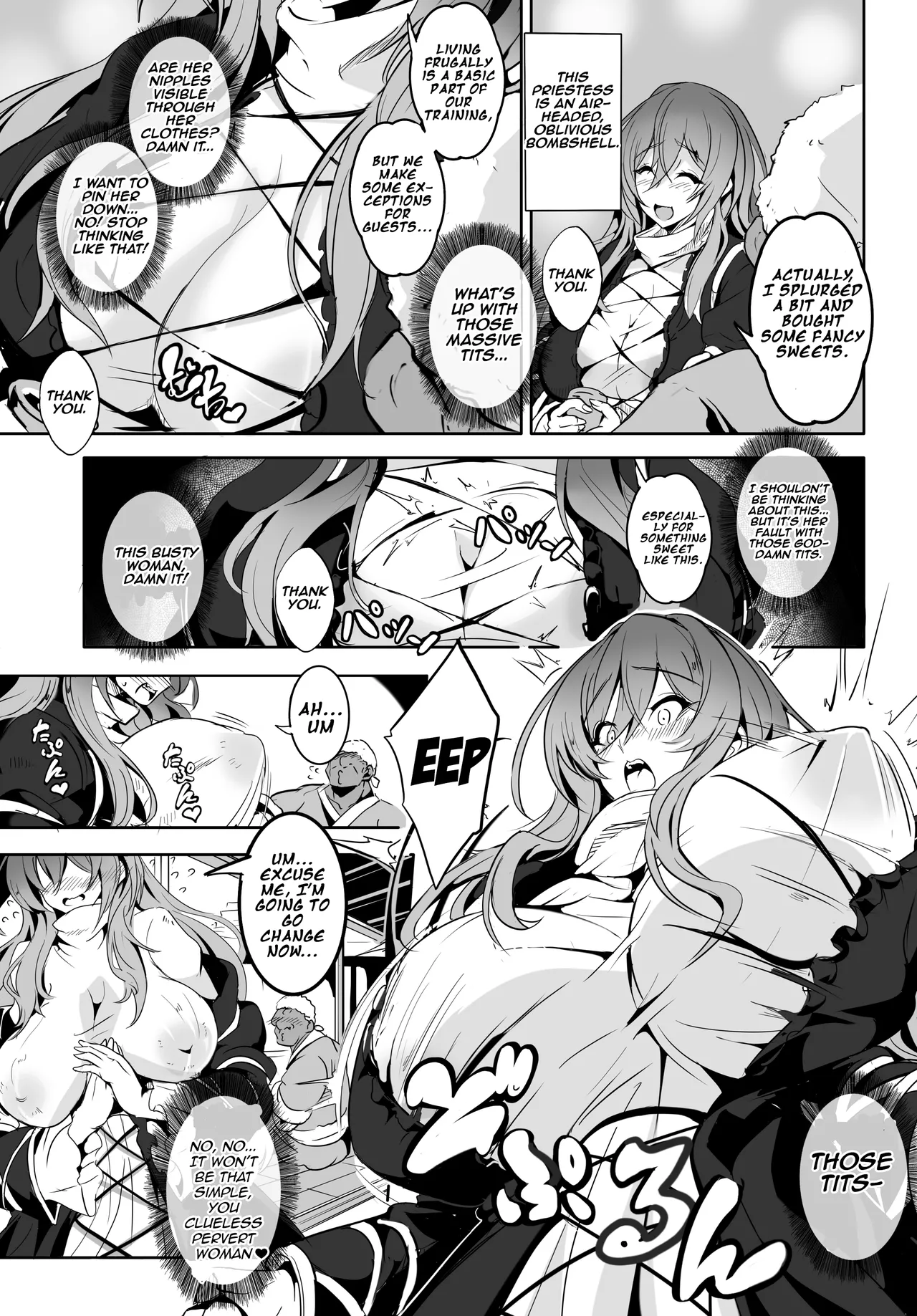 Hijiri-sama ga... Nanka Kou... Mujikaku Chijo Nan desu | Hijiri-sama is something like... a oblivious bitch... page 4 full