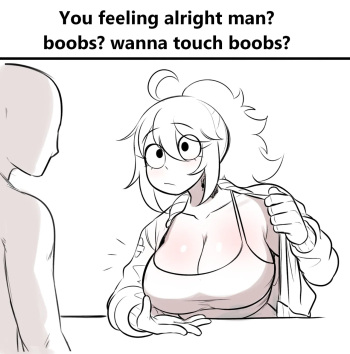 You Feeling Alright Man? Boobs? Wanna Touch Boobs? cover