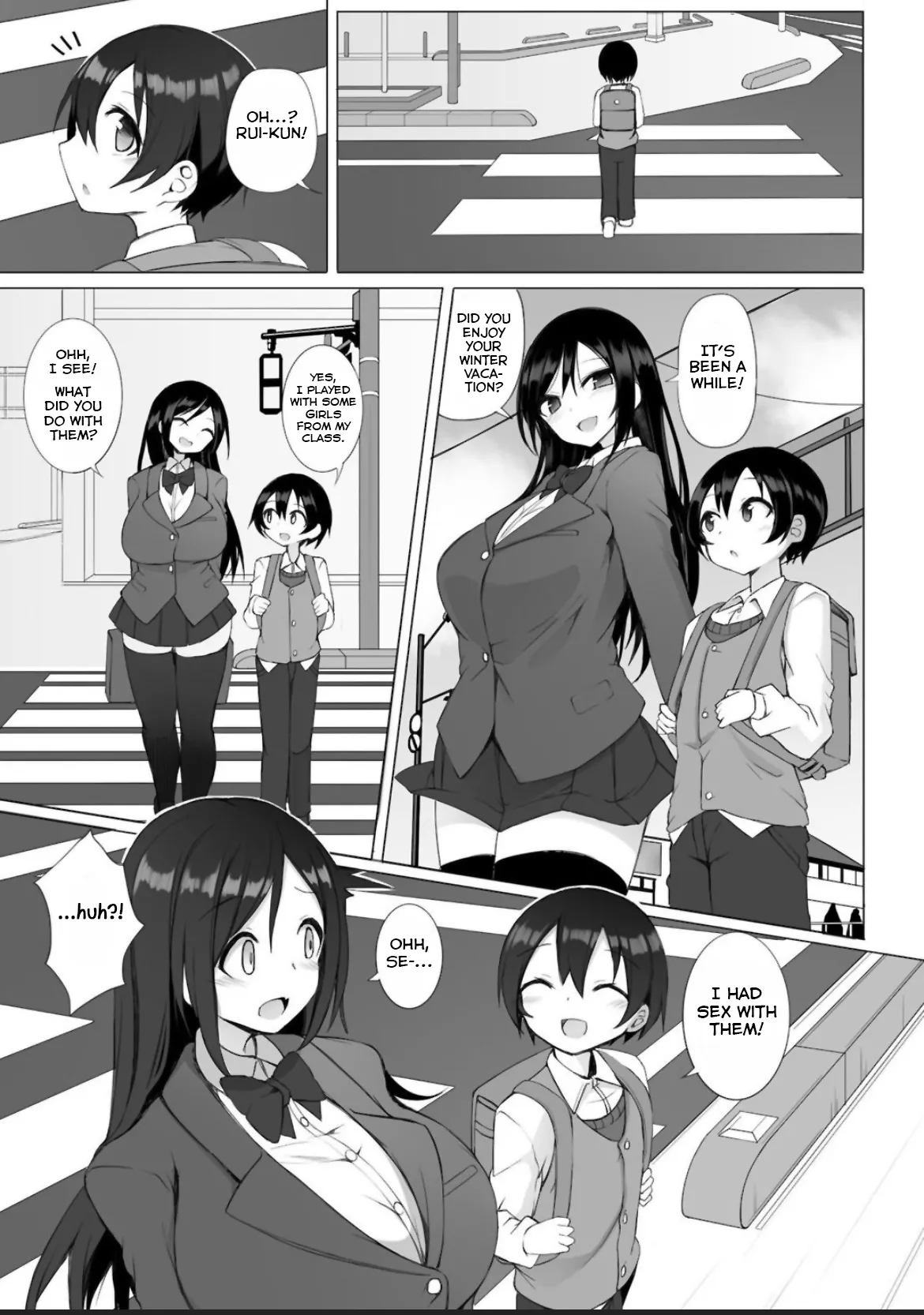 Rui-kun to Kinjo no Joshi Kousei no Onee-san Ch. 1 page 3 full