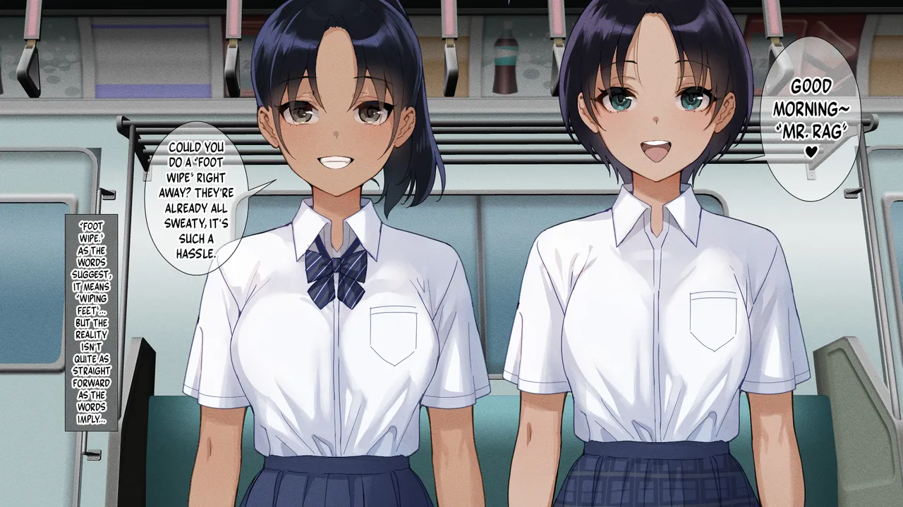 Muremure Kusakusa Ashi JK no Ashifuki Dorei ni Natta Boku | I Became a Foot-Wiping Slave For Sweaty, Smelly High School Girls' Feet page 5 full
