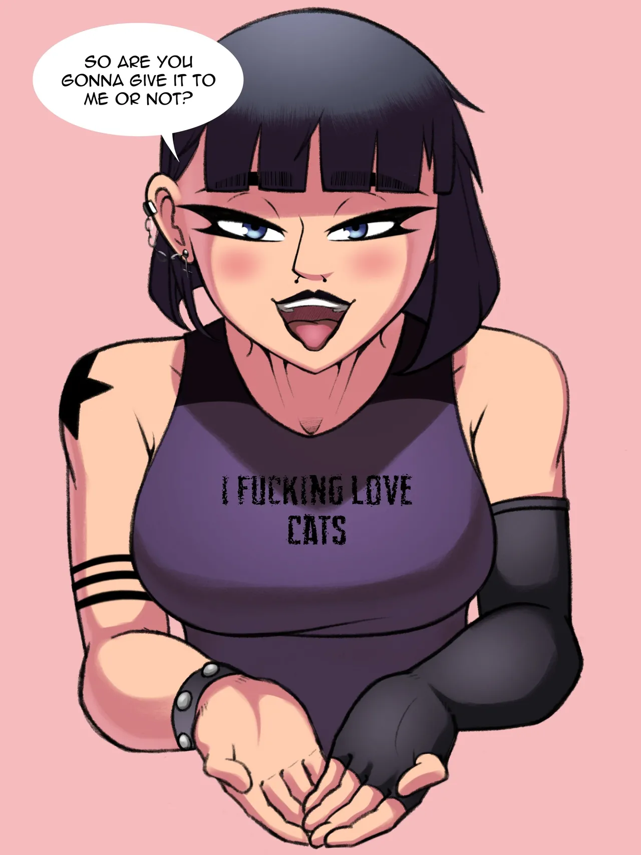 Goth Girl Evelynn page 5 full