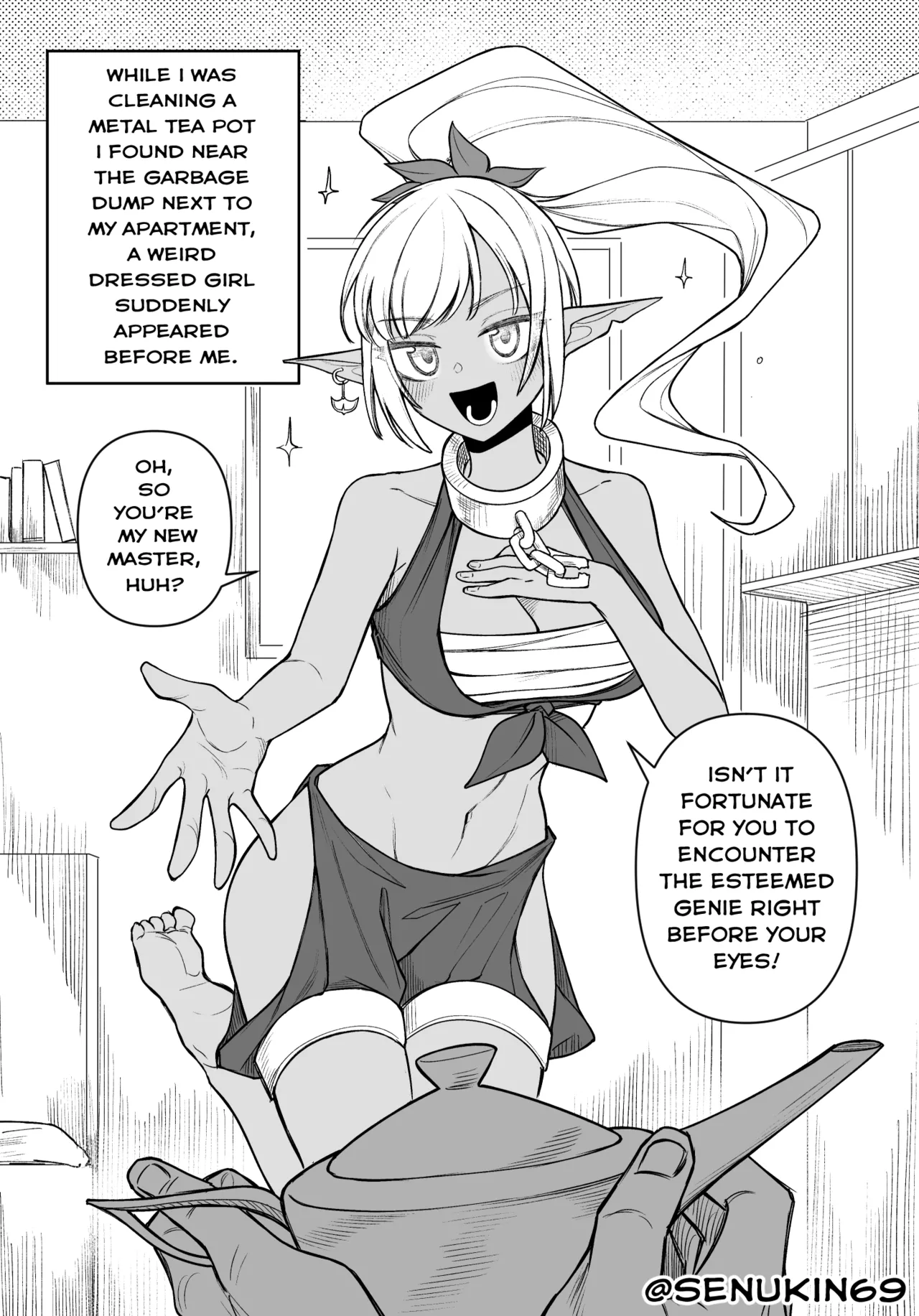 The Useless Genie and her intrusive-thoughts Master page 2 full
