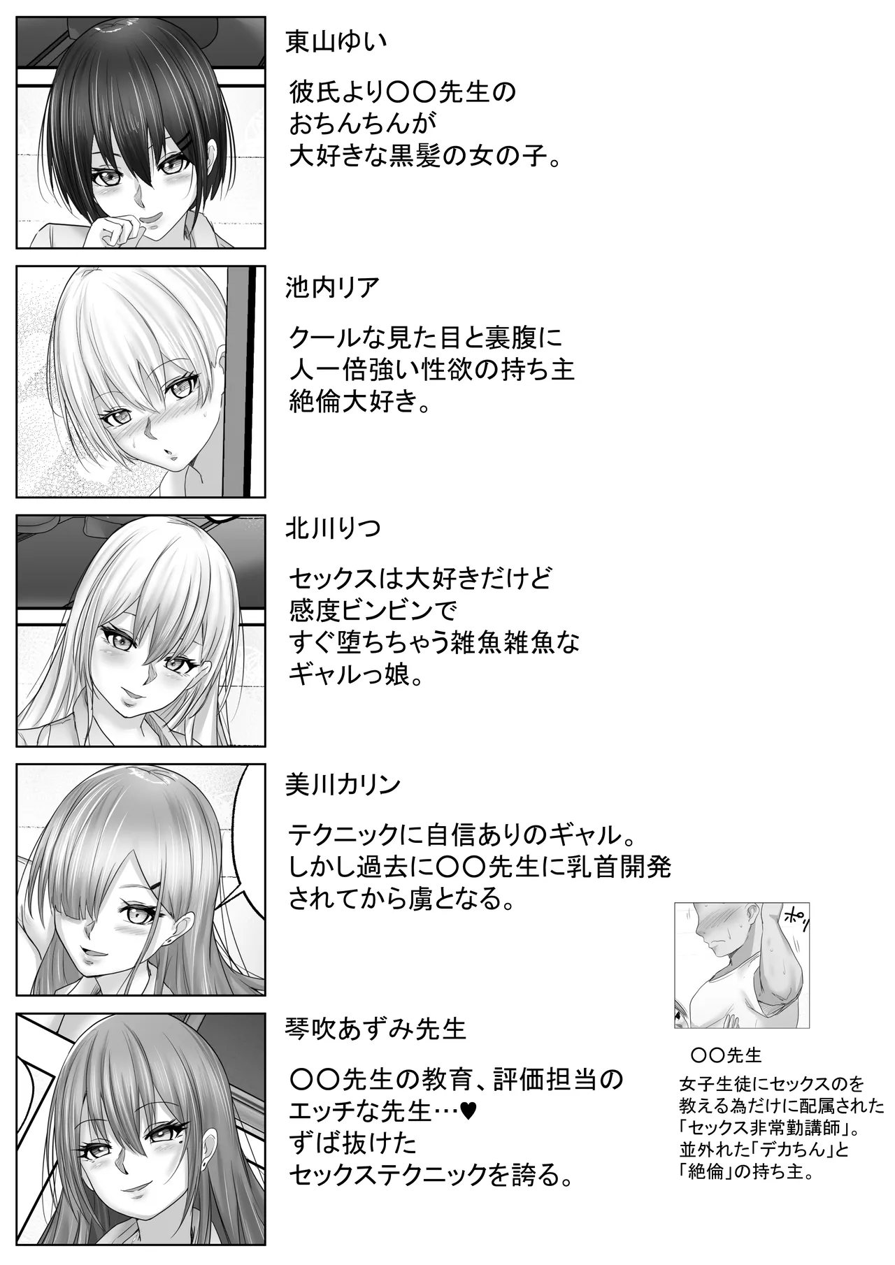 Sex Hijoukin Koushi 5 Kimatsu Tesuto wa Joshi Kōsei 4 nin to Ha-Remu Sekkusu! Sensei. Watashitachiippai etchi na ko？ page 4 full