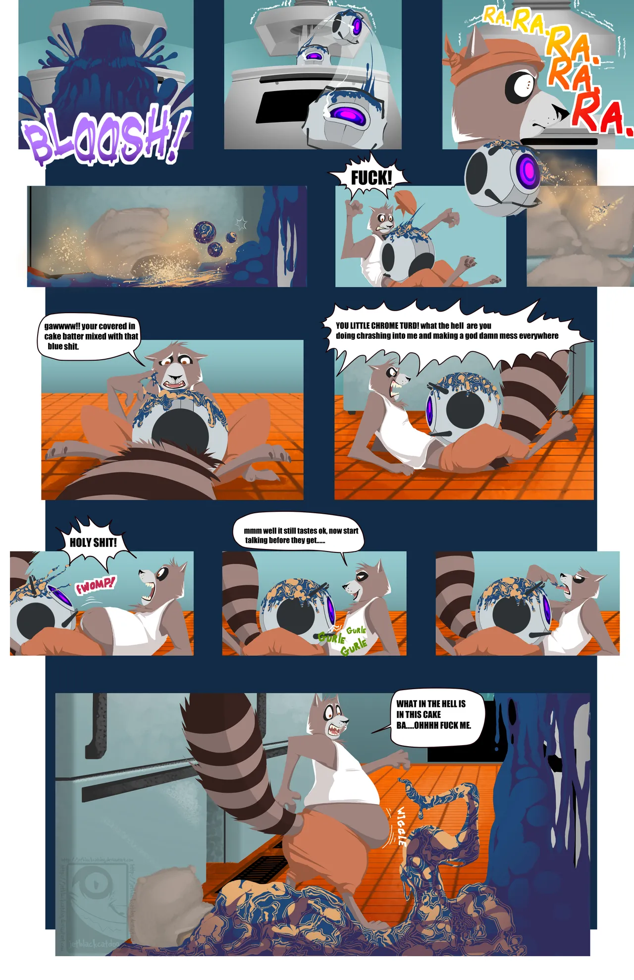 Portal Comic Part 1: A Lie of Cake page 4 full