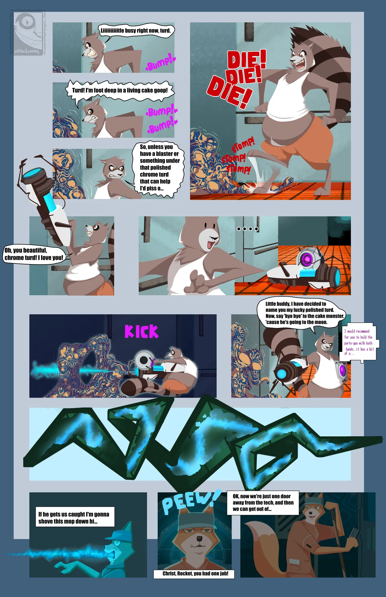 Portal Comic Part 1: A Lie of Cake page 5 full