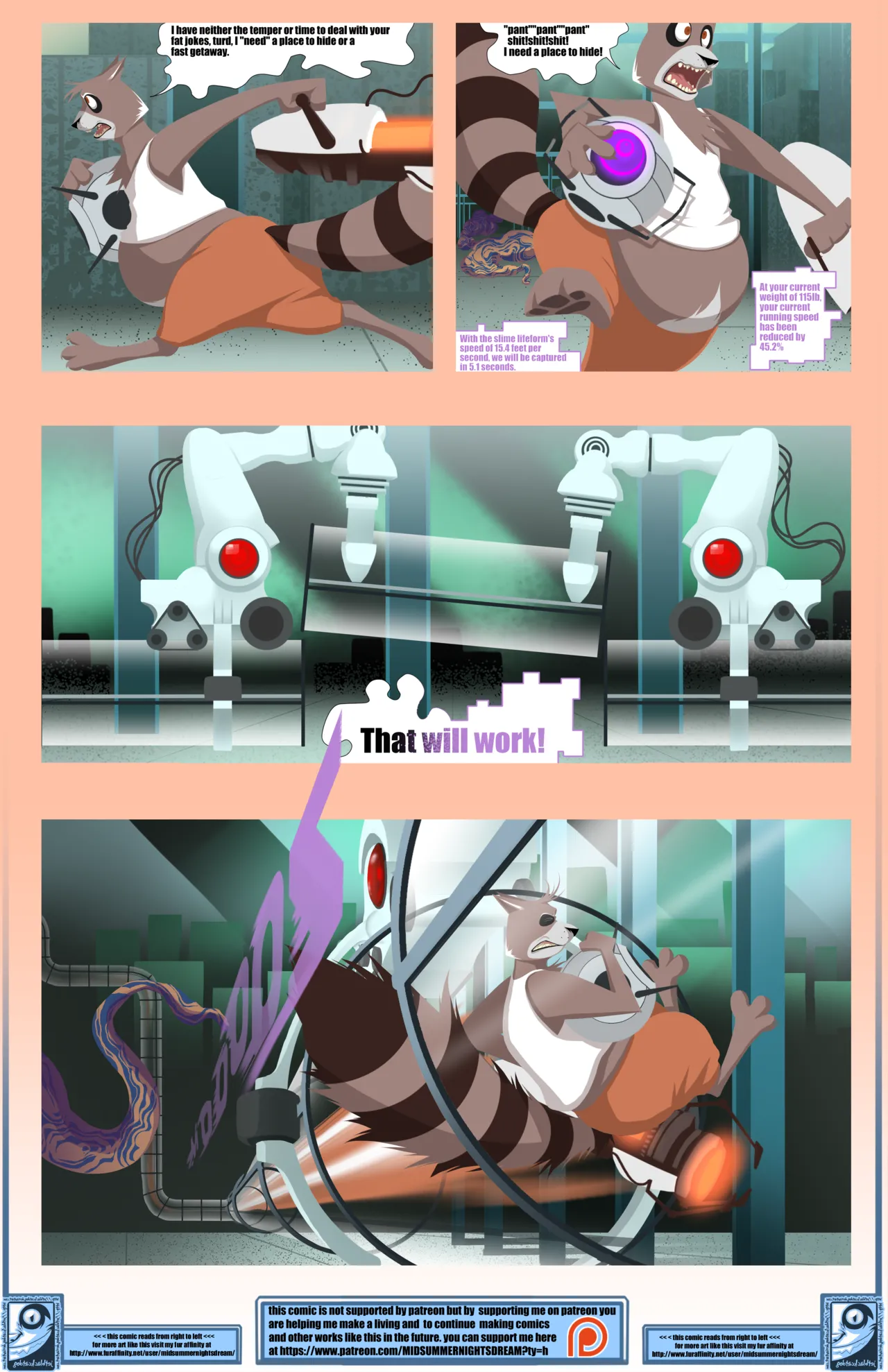 Portal Comic Part 1: A Lie of Cake page 9 full