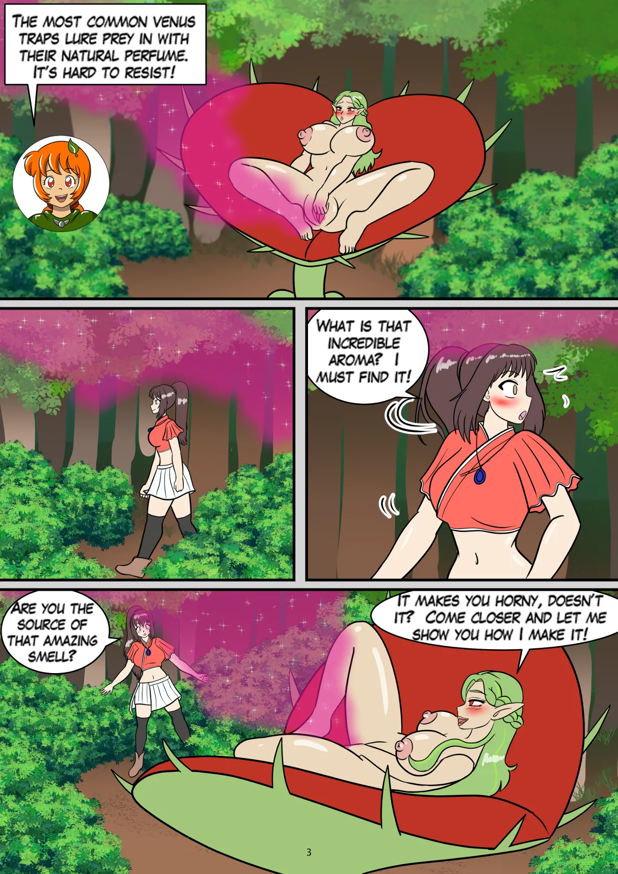 Willow's Guide to Carnivorous Plantgirls Vol. 2: Venus-Traps page 4 full