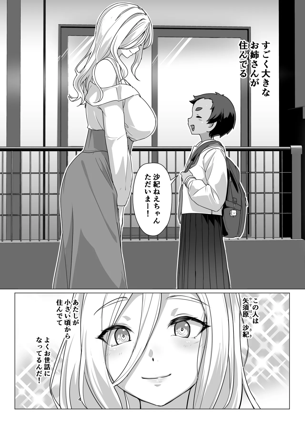 Ookina Onee-san to no Kinmitu na Kankei page 3 full