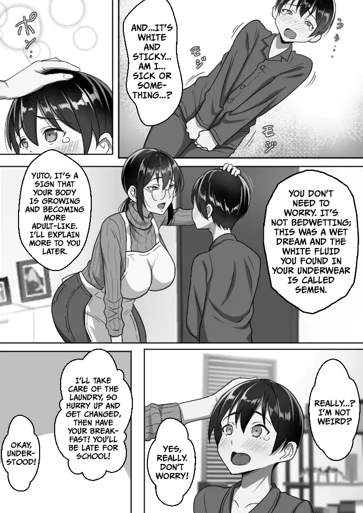 Binbou Gurashi na Boshi Katei no Oyako Koubi wa Kimochi Ii. | Mother &amp; Son Bonding in a Poor Single-Parent Household Feels Good page 5 full