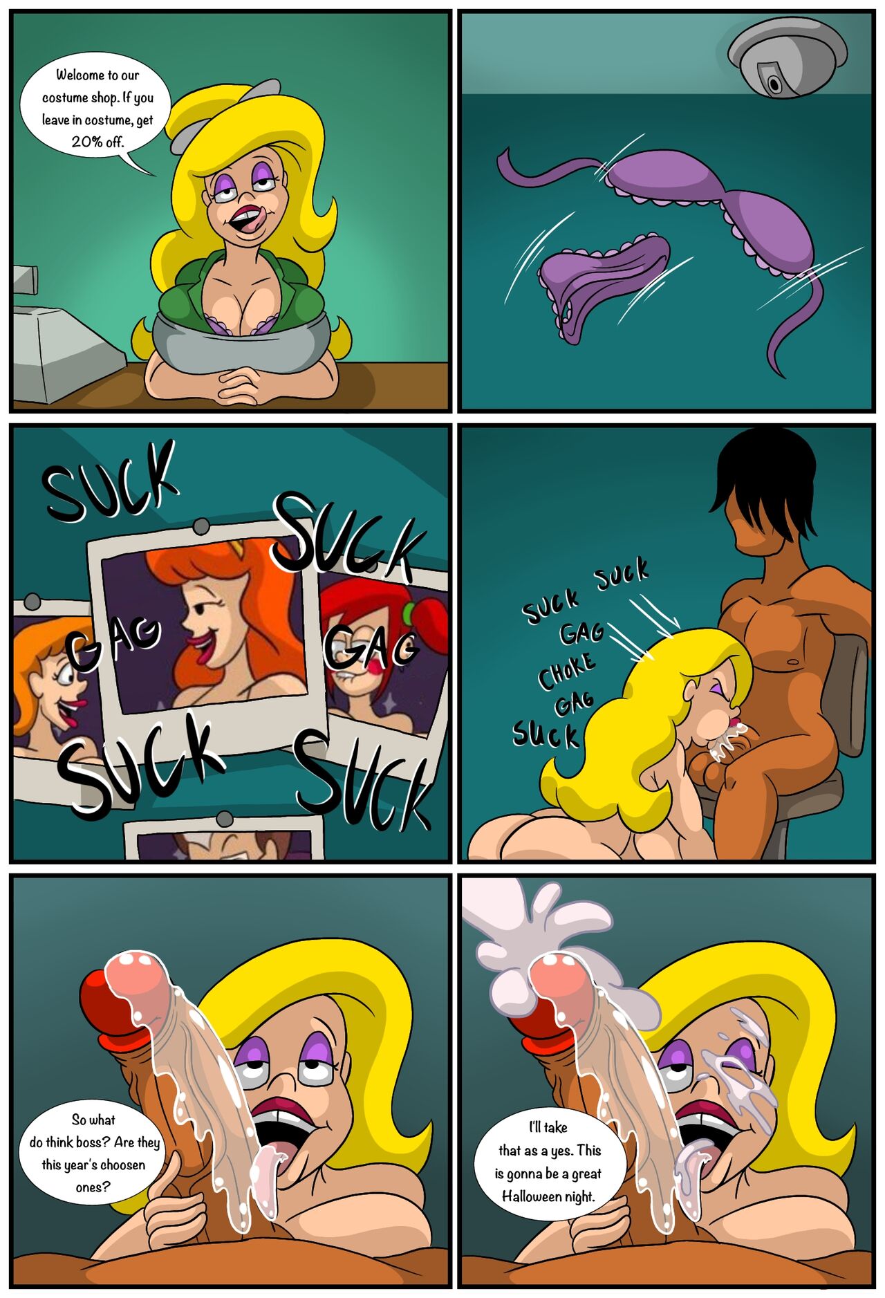 Halloween costumes comic page 7 full