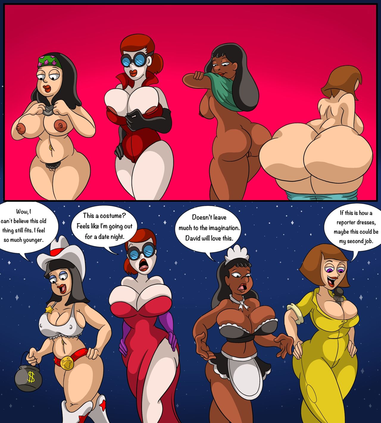Halloween costumes comic page 8 full