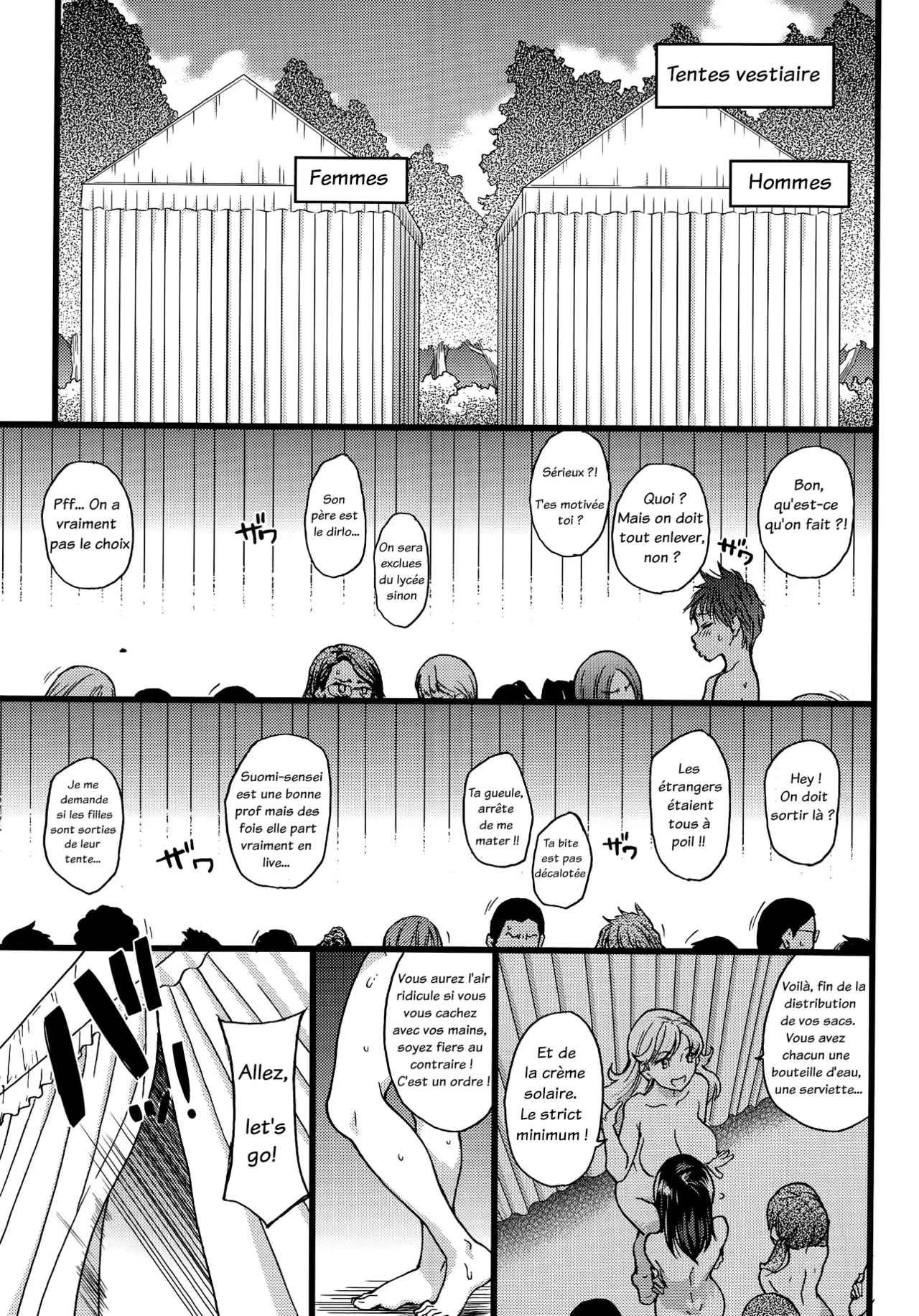 Houba  Nudist Beach ni Shuugakuryokou de!! French page 7 full