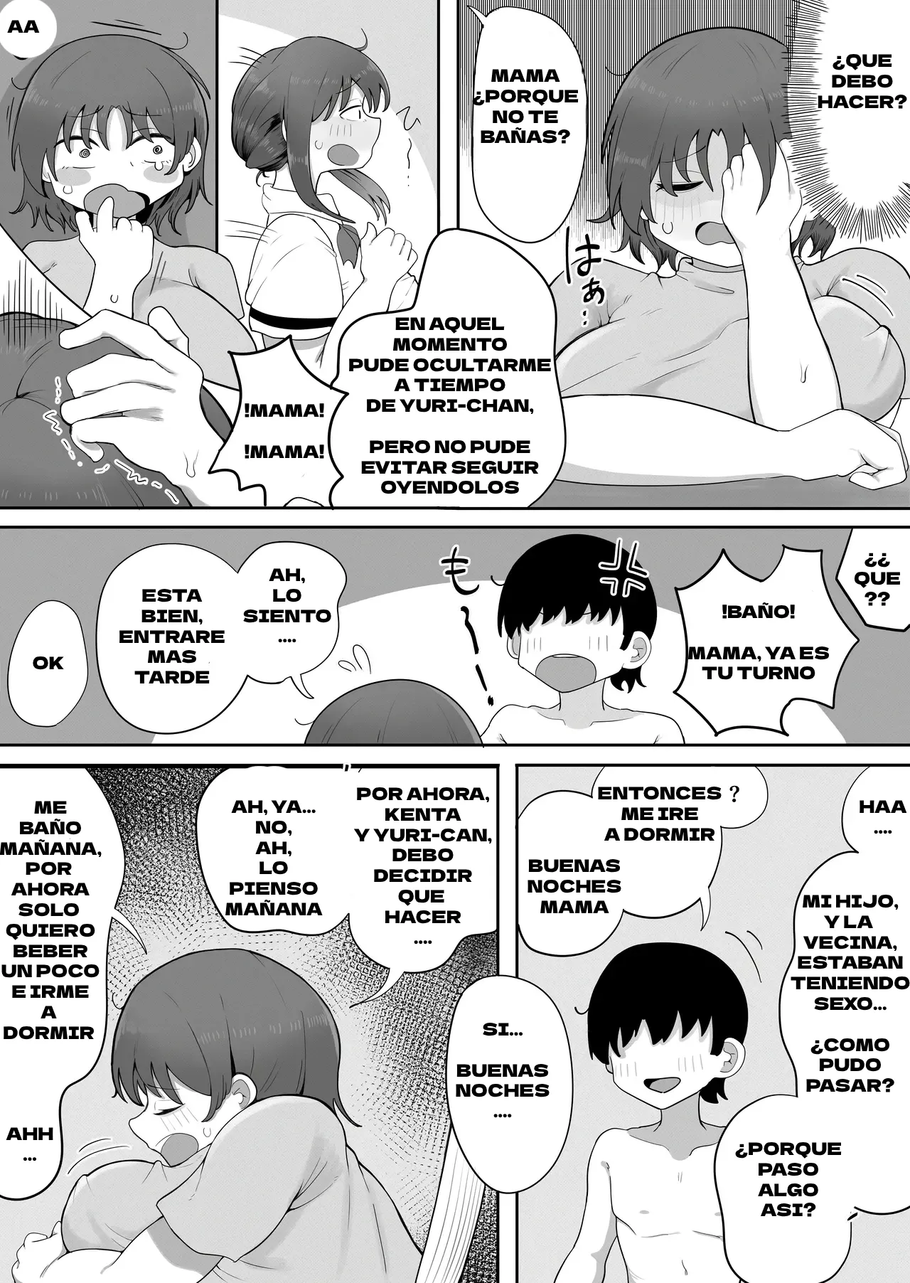 Kinshin to Rinjin2 Mama ni Naisho de Otonari no Komochi Mama to Dosukebe Ecchi Shitemasu | Estoy en una Relacion con mi Vecina sin que mi Mamá se Entere 2 page 3 full