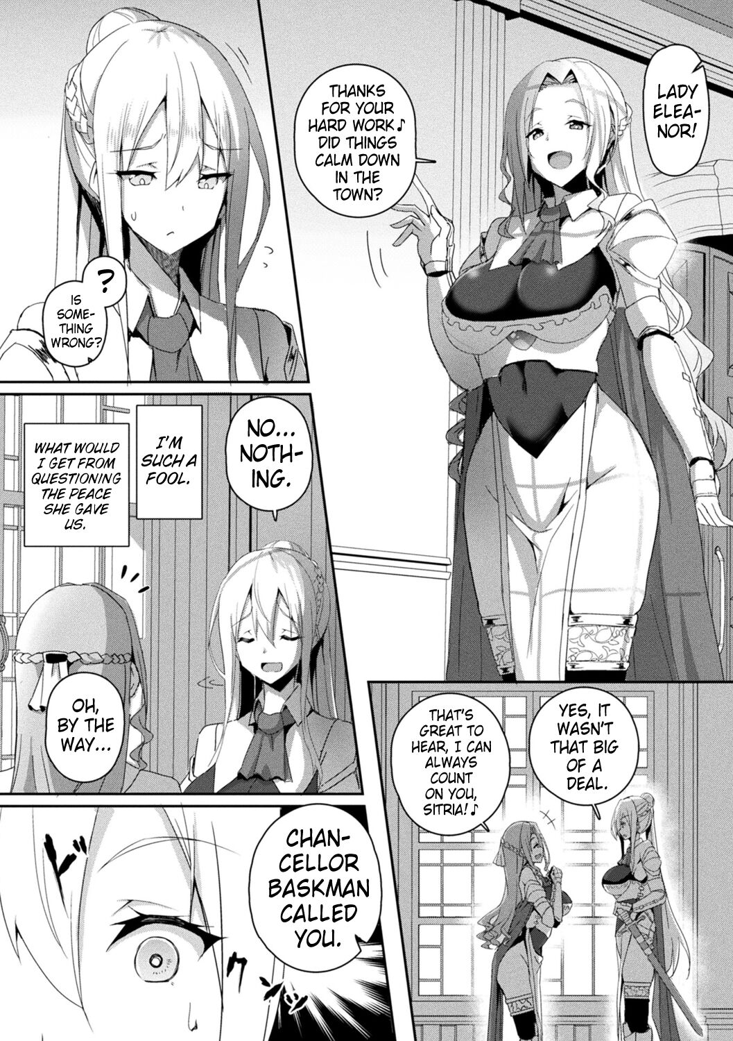 Shangri-La No Kumotsu -Onna Kishi Reizoku Tan- | Shangri-La's Offering -Tale of a Female Knight's Enslavement- Episode 1 page 5 full