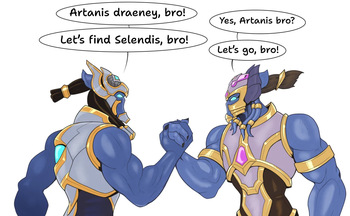 Double Artanis And Selendis cover