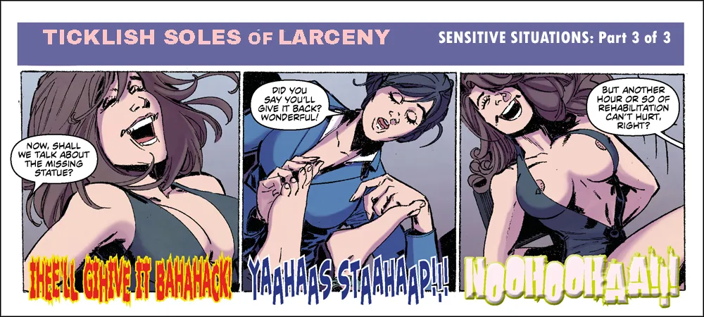 Bandito - Ticklish Soles of Larceny - 3 Panel Comic page 3 full