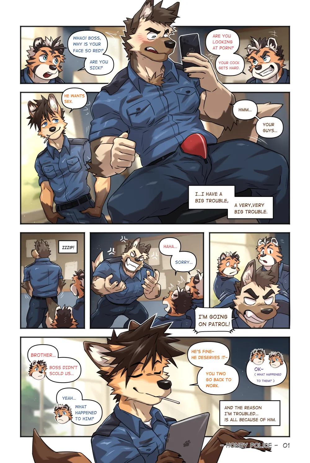 Lucky Boys - Honey Police - page 2 full