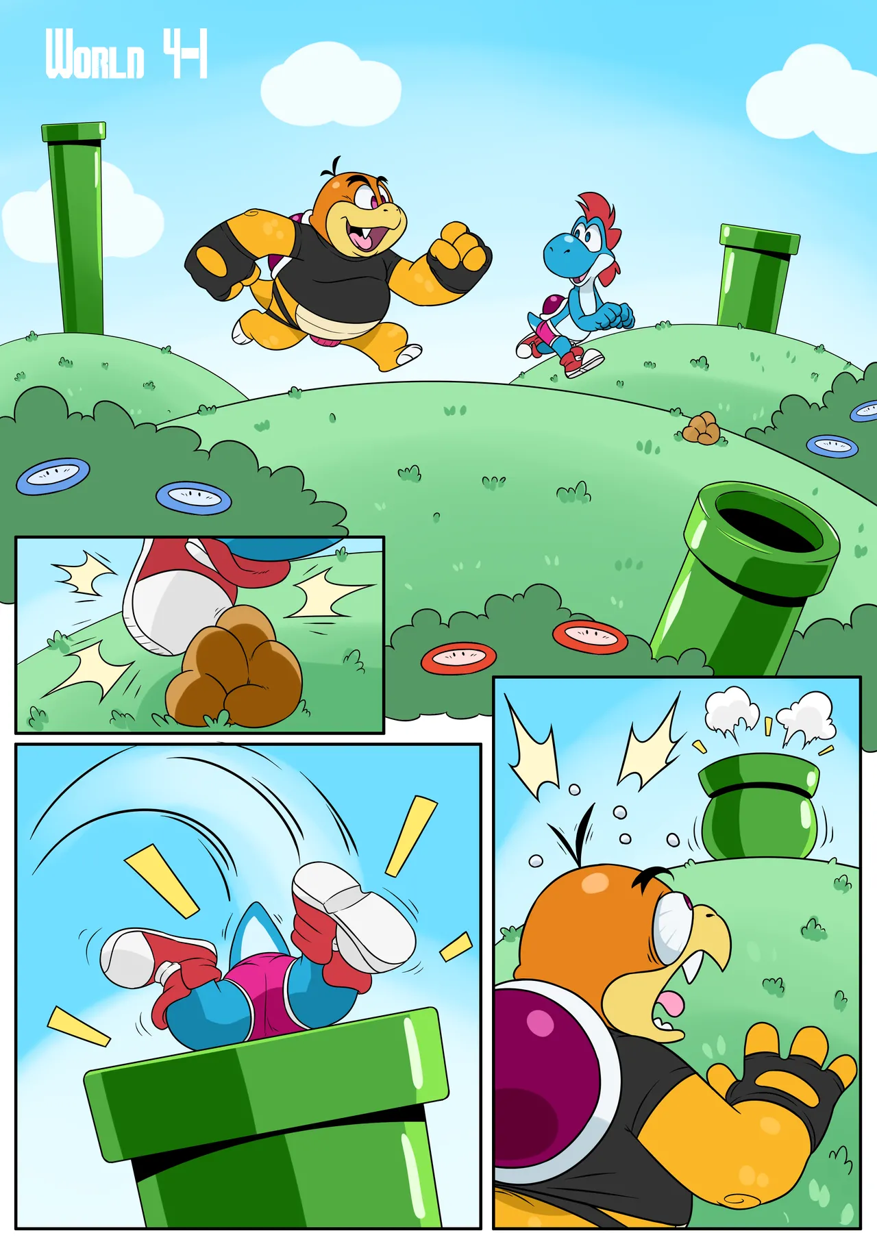 World 4 comic page 1 full
