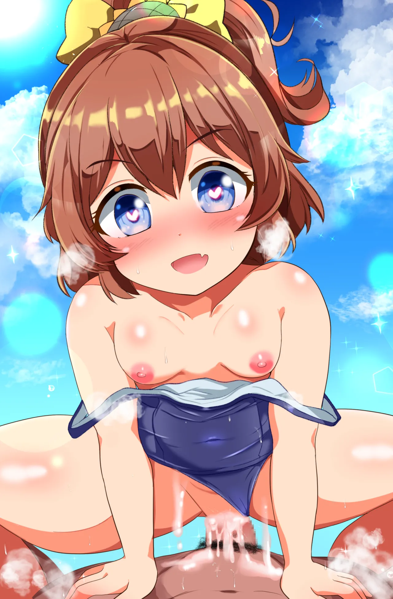 Pool Owari no Chinatsu-Chan to Nakayoshi Kijoi sex♥ page 10 full