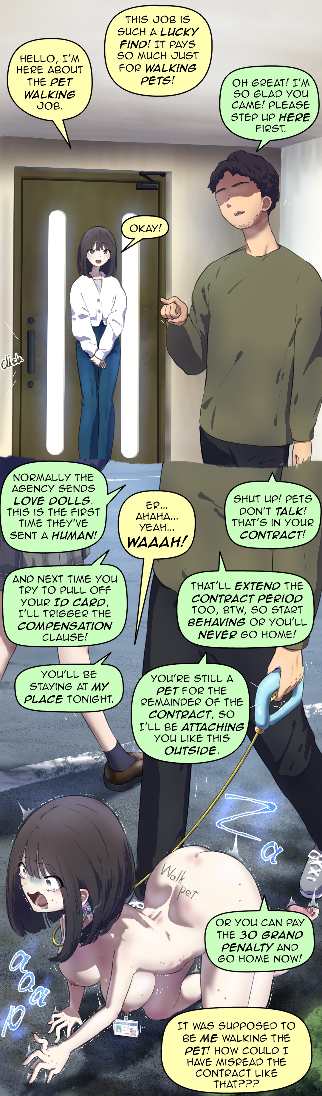 Pet walking part-time job 1 &amp; 2 page 3 full