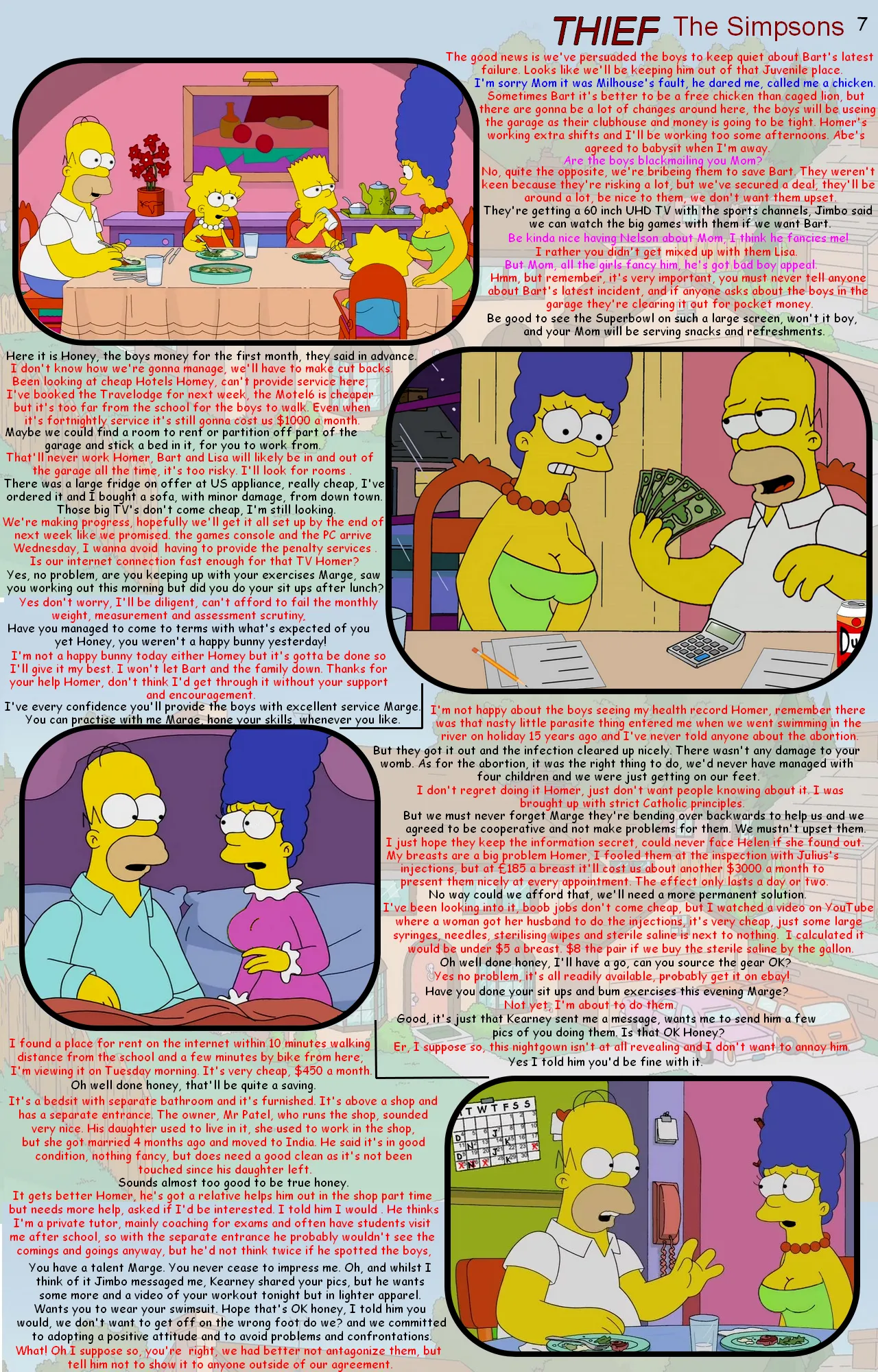 Thief / The Simpsons page 8 full