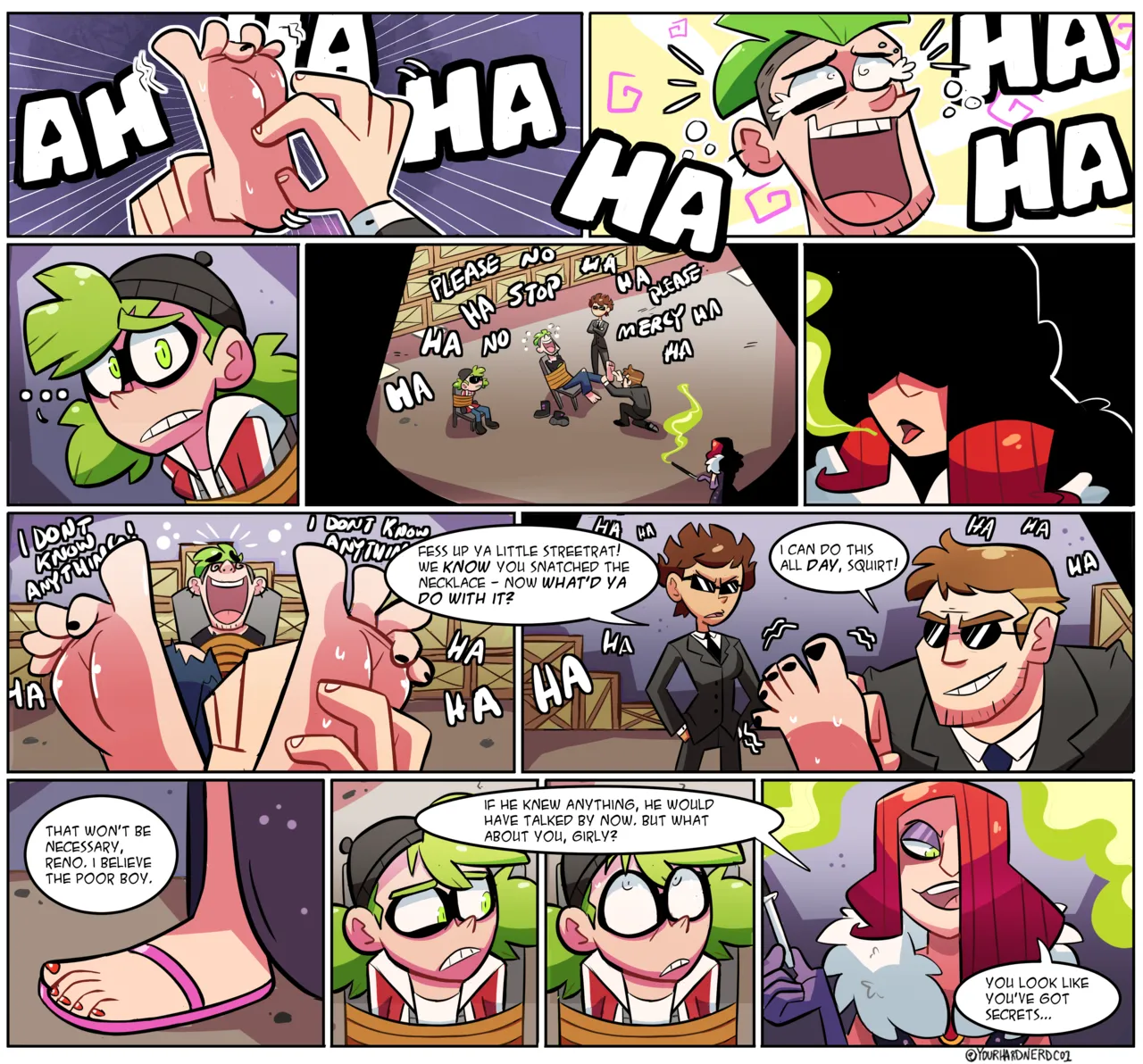 Yourhardnerdcollectr - Maxie and Motley's Interrogation page 1 full