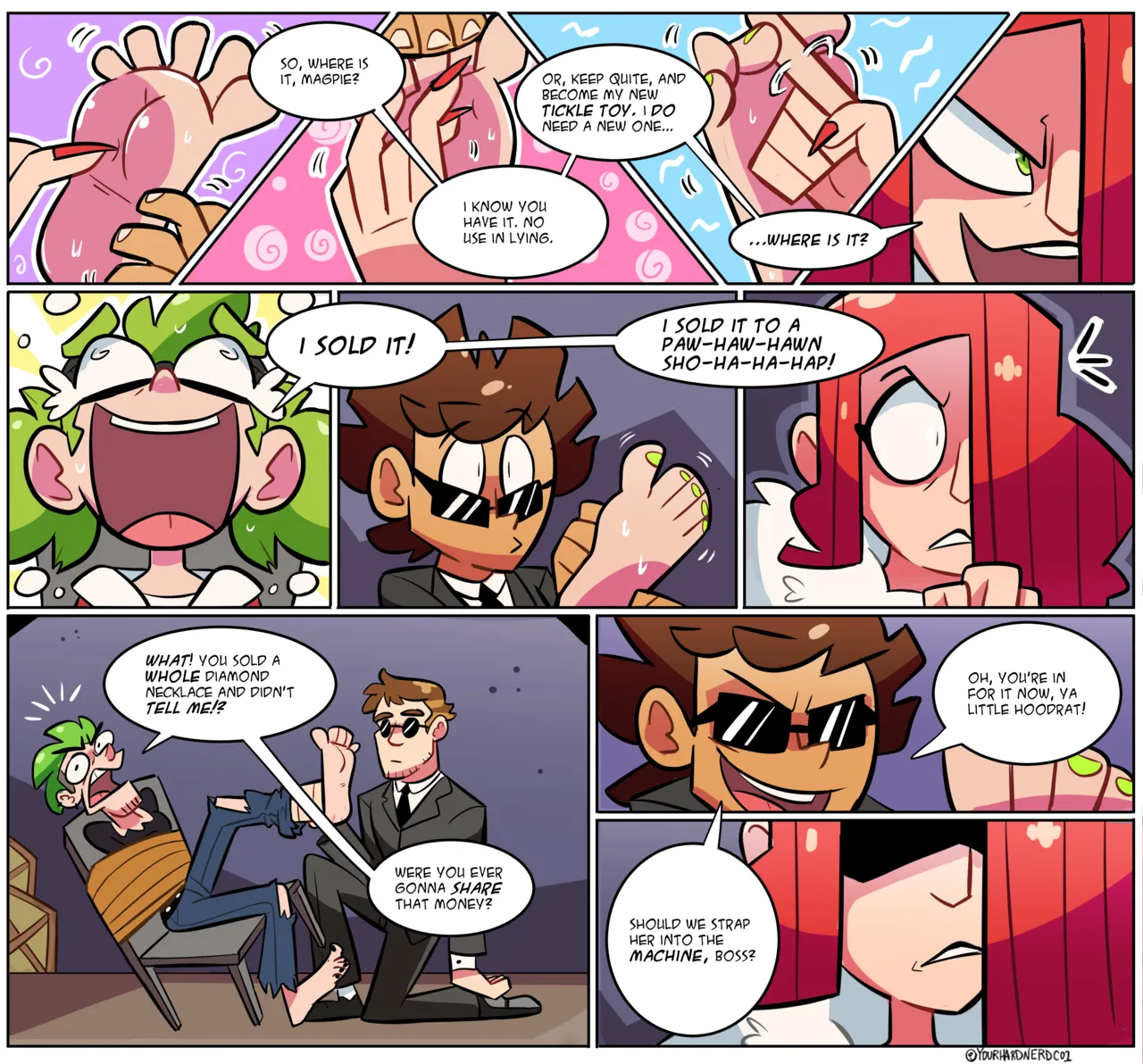 Yourhardnerdcollectr - Maxie and Motley's Interrogation page 3 full
