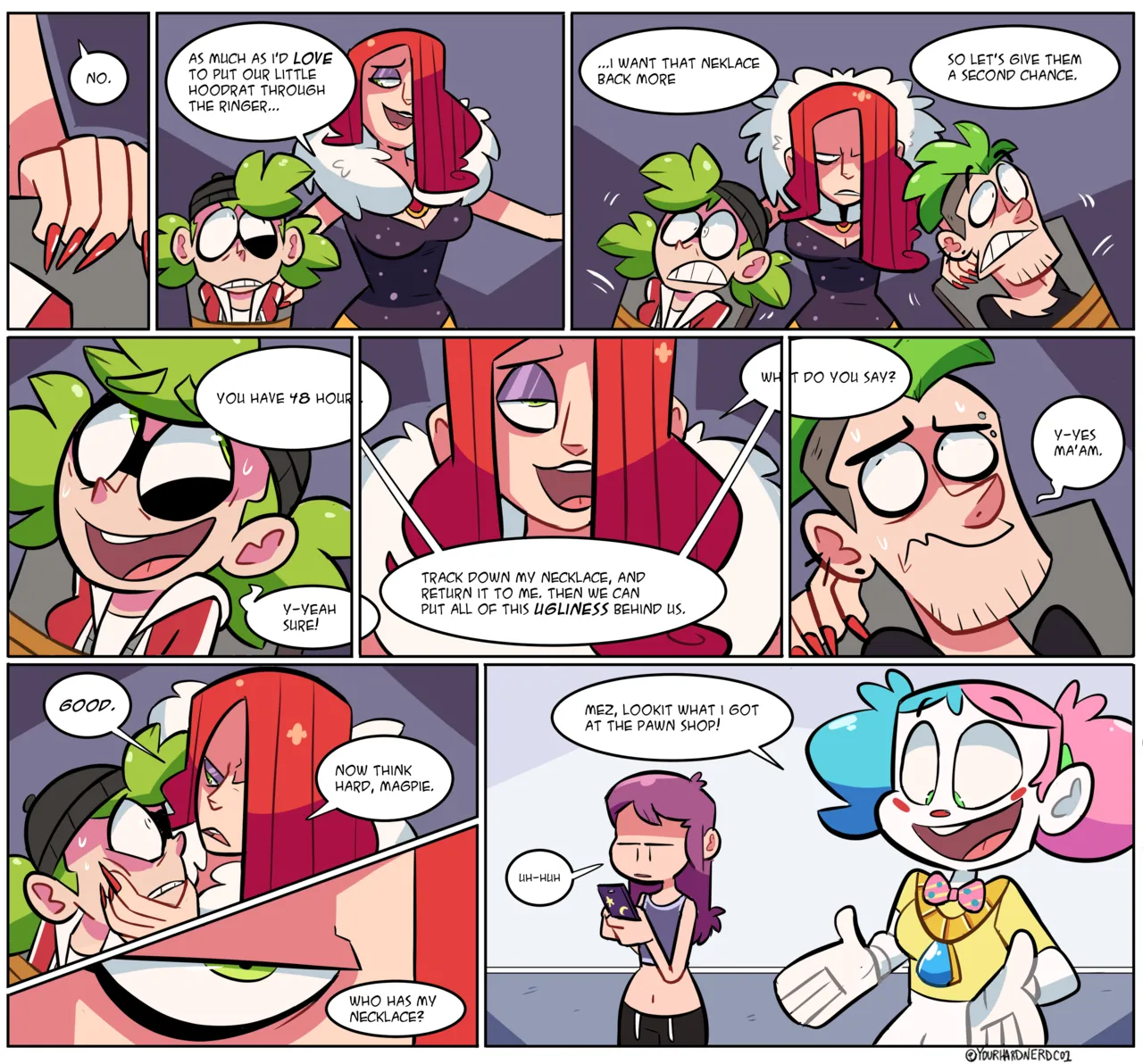 Yourhardnerdcollectr - Maxie and Motley's Interrogation page 4 full