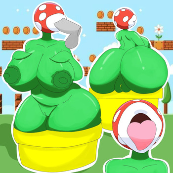 Piranha plant artwork cover