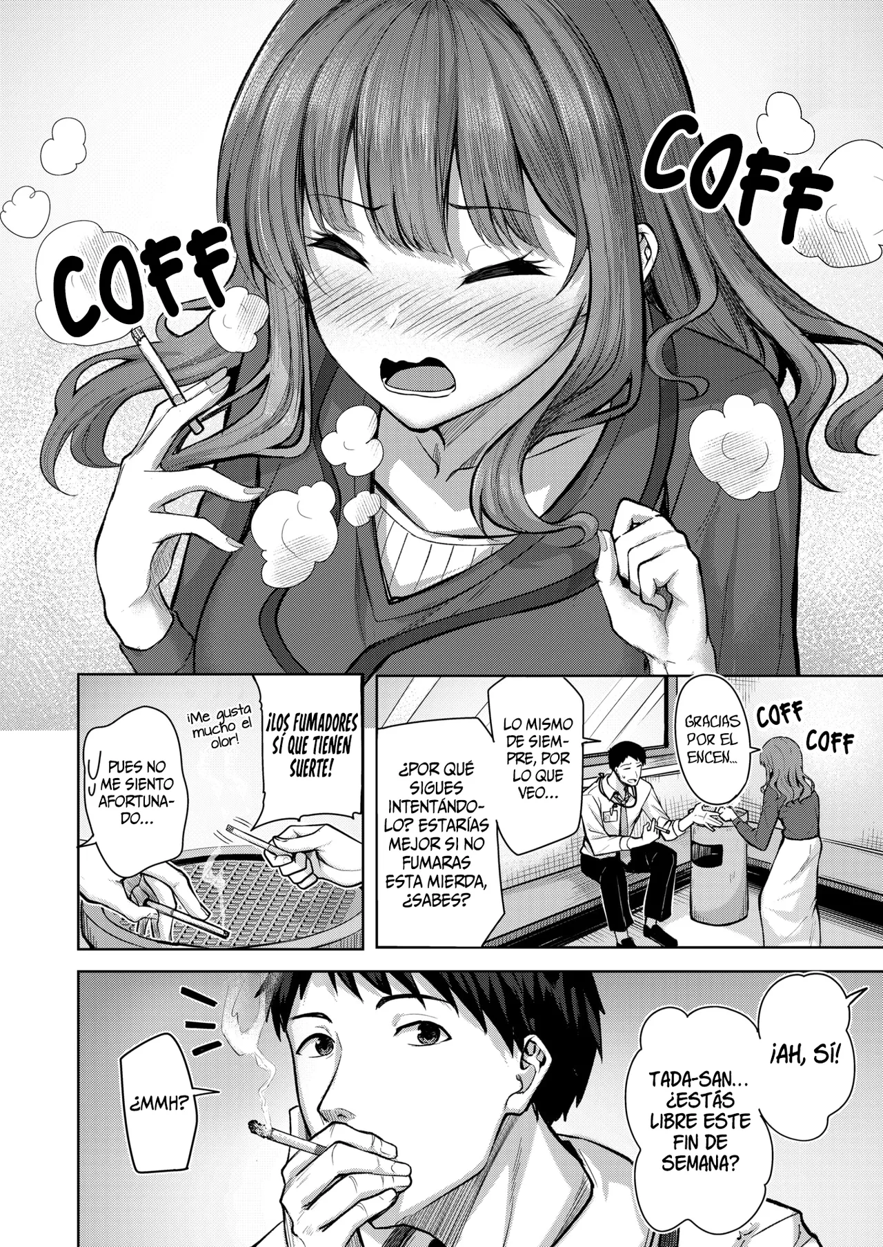 Suenai Kanojo no Kitsuensho || Zona de fumadores para una chica que no puede fumar page 2 full