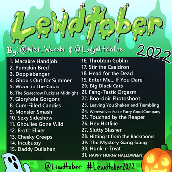 Lewdtober 2022 cover
