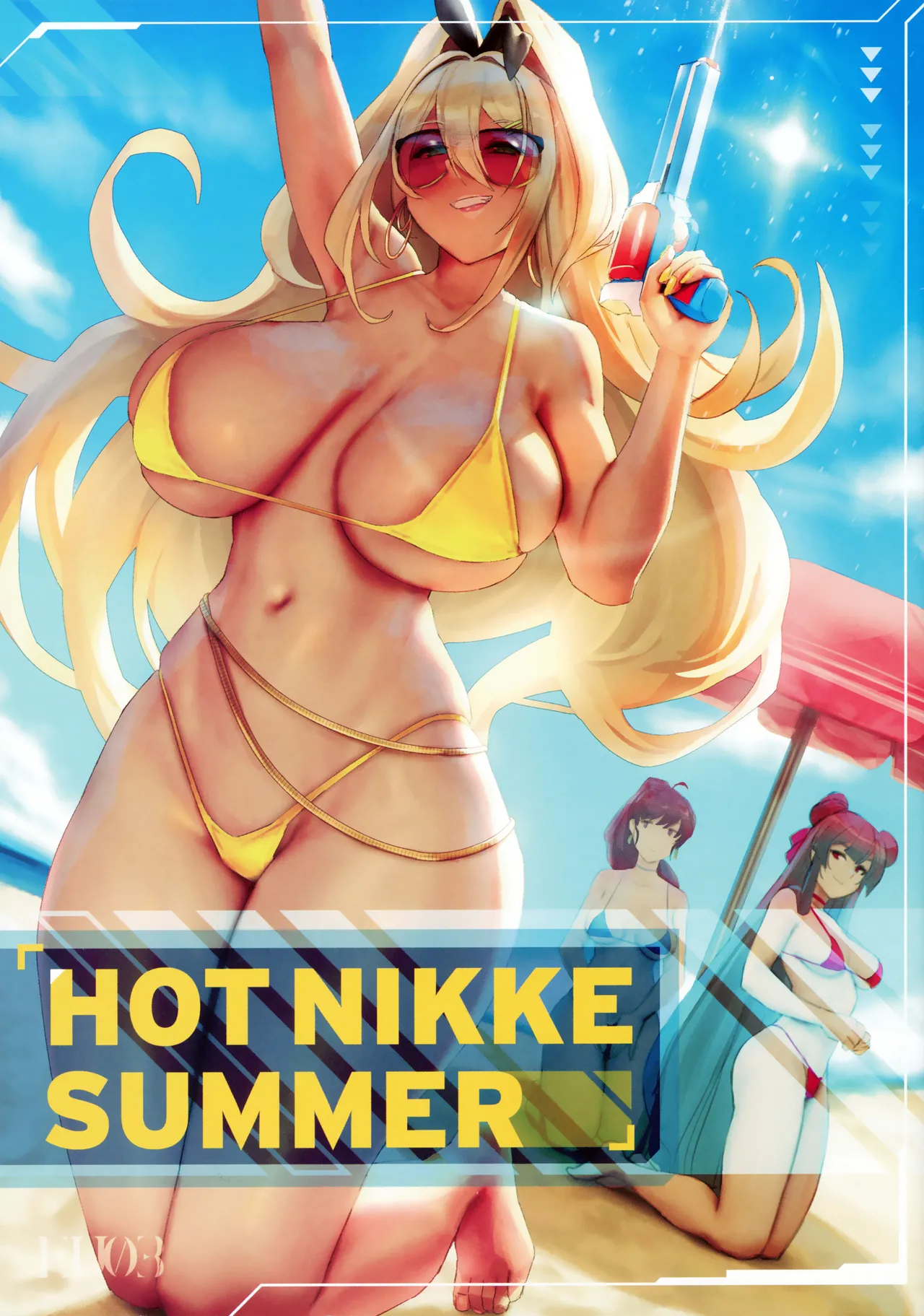 HOT NIKKE SUMMER + Omake Paper page 1 full