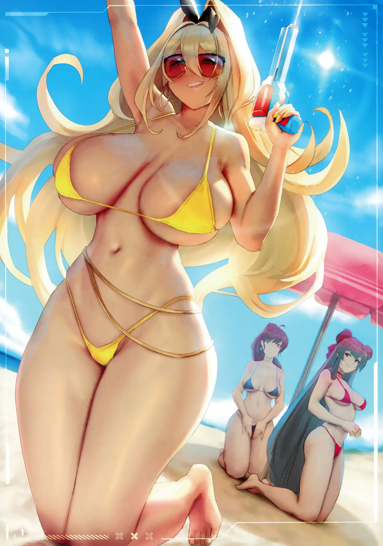 HOT NIKKE SUMMER + Omake Paper page 2 full