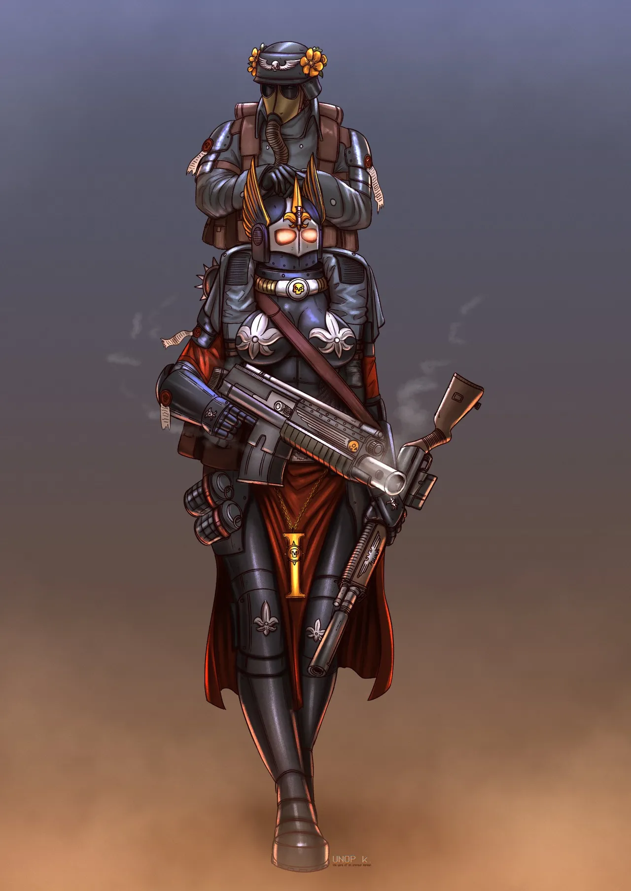 Krieg Kurt and Sororitas Clara page 1 full