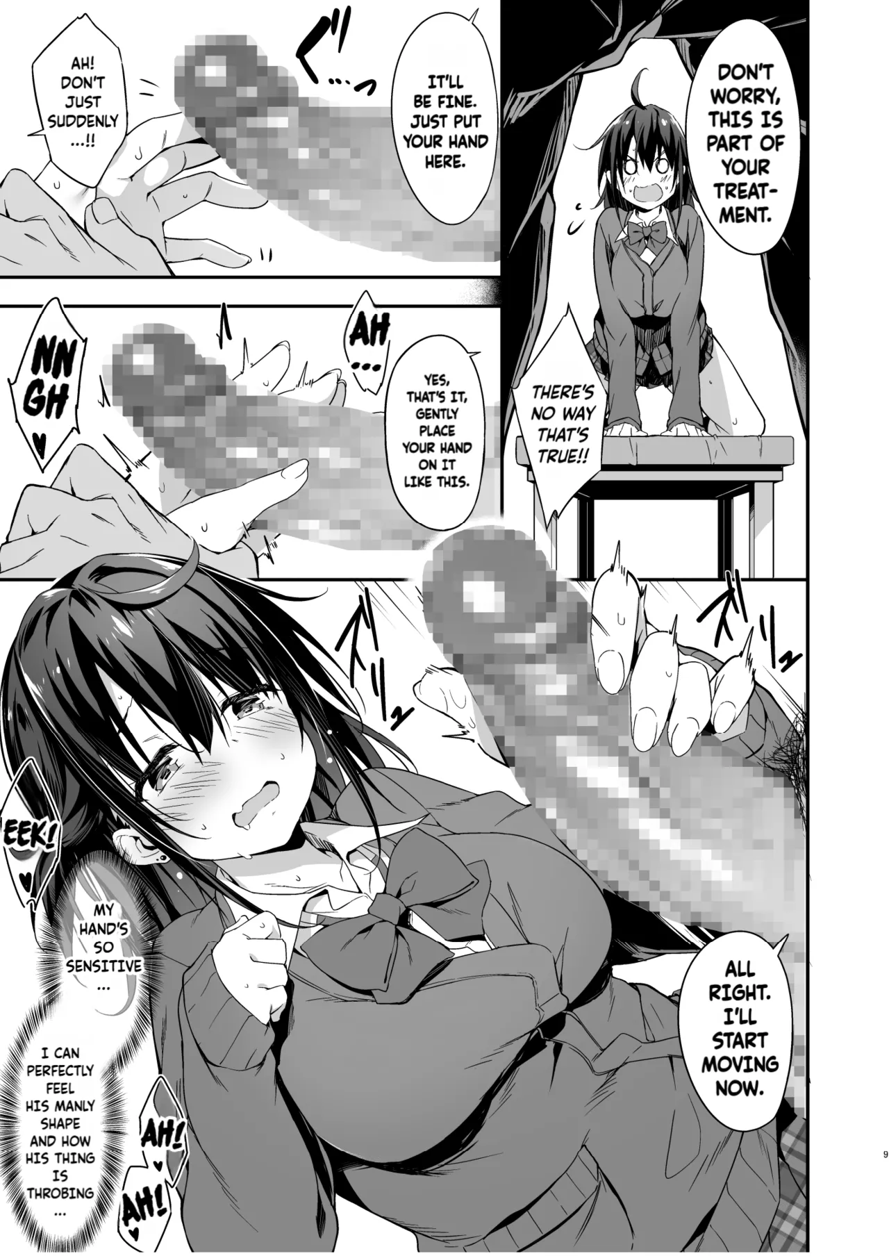 Hikou Seitai de Seikando MAX Shijutsu Sarechau JK | A highschool girl's erogenous zones get turned up to max by acupressure. page 10 full