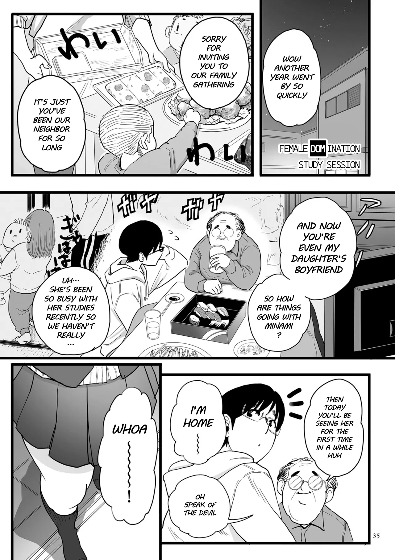 Mesu-ochi Benkyoukai | Female Domination Study Session page 1 full