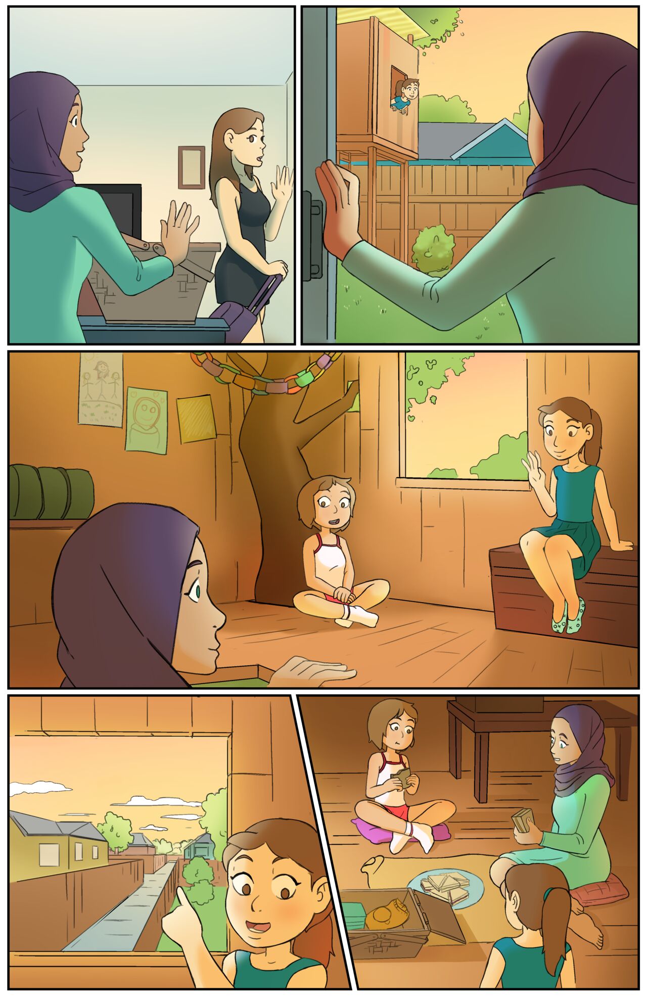 Let's seduce the baby sitter 2 - Tree House page 3 full