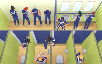 U.A.Men's bathroom cover