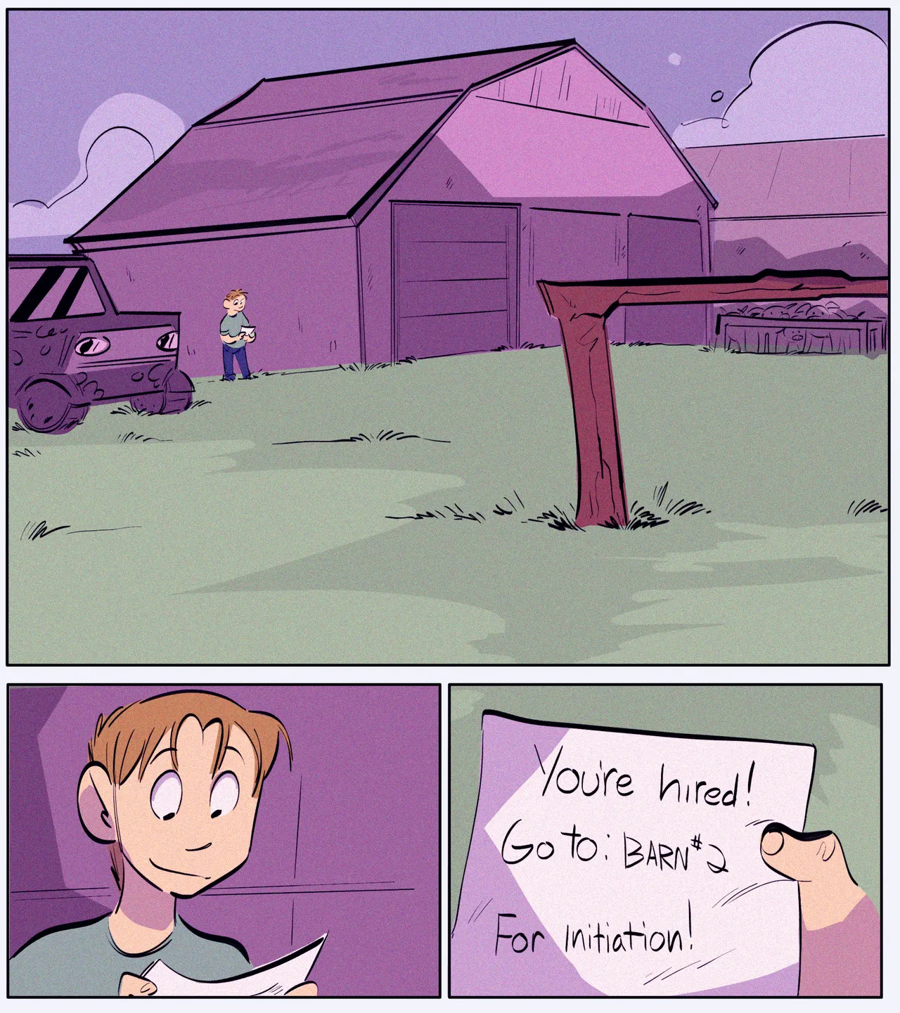 Helping Hog Hand page 1 full