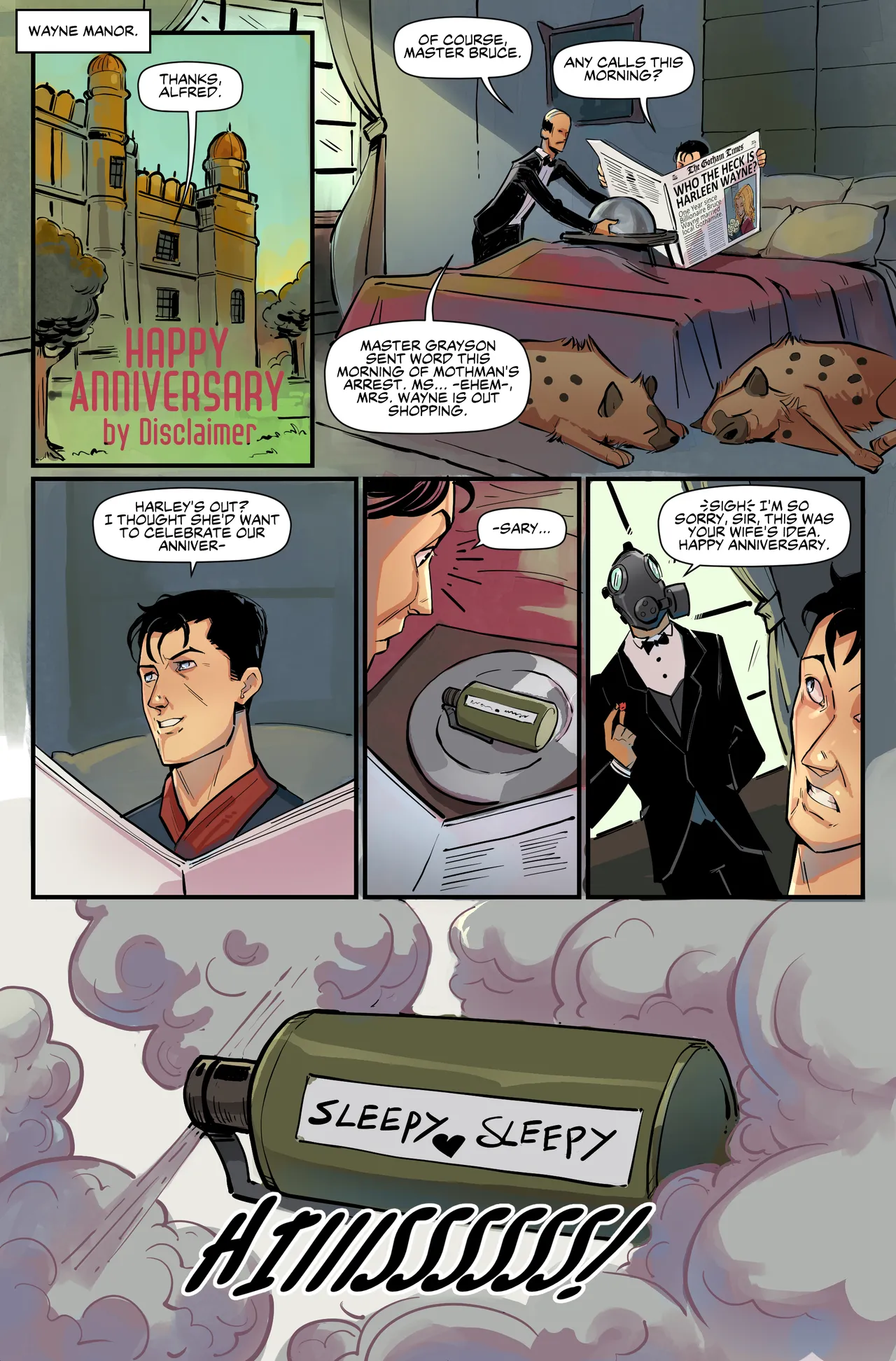 Harley Quinn's Anniversary Surprise page 1 full